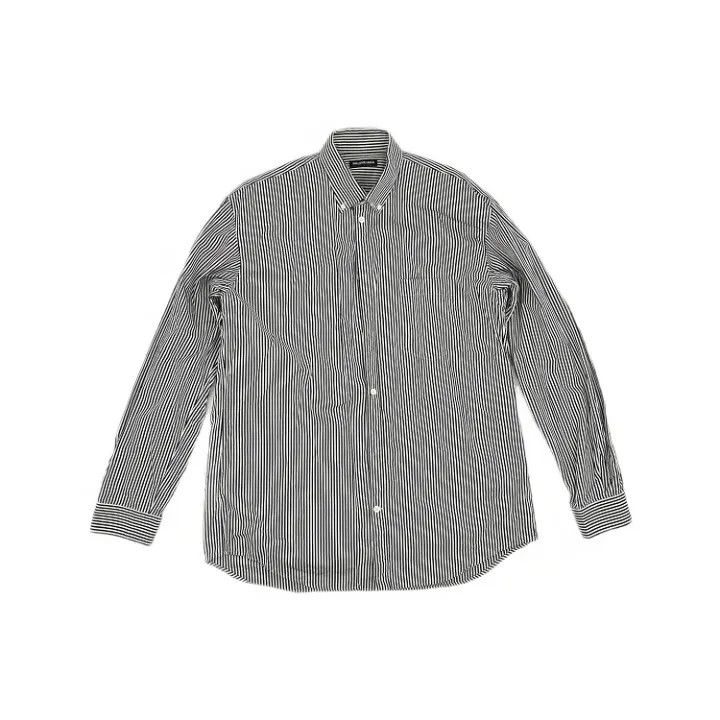Balenciaga Balenciaga Striped Logo Long Sleeve Shirt Size US M / EU 48-50 / 2 - 1 Thumbnail