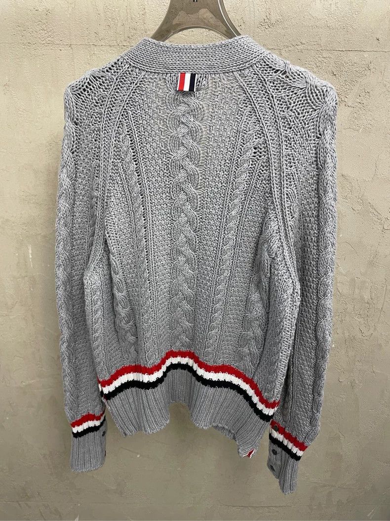 Thom Browne Thom Browne size3 Knitted cardigan Size US L / EU 52-54 / 3 - 2 Thumbnail