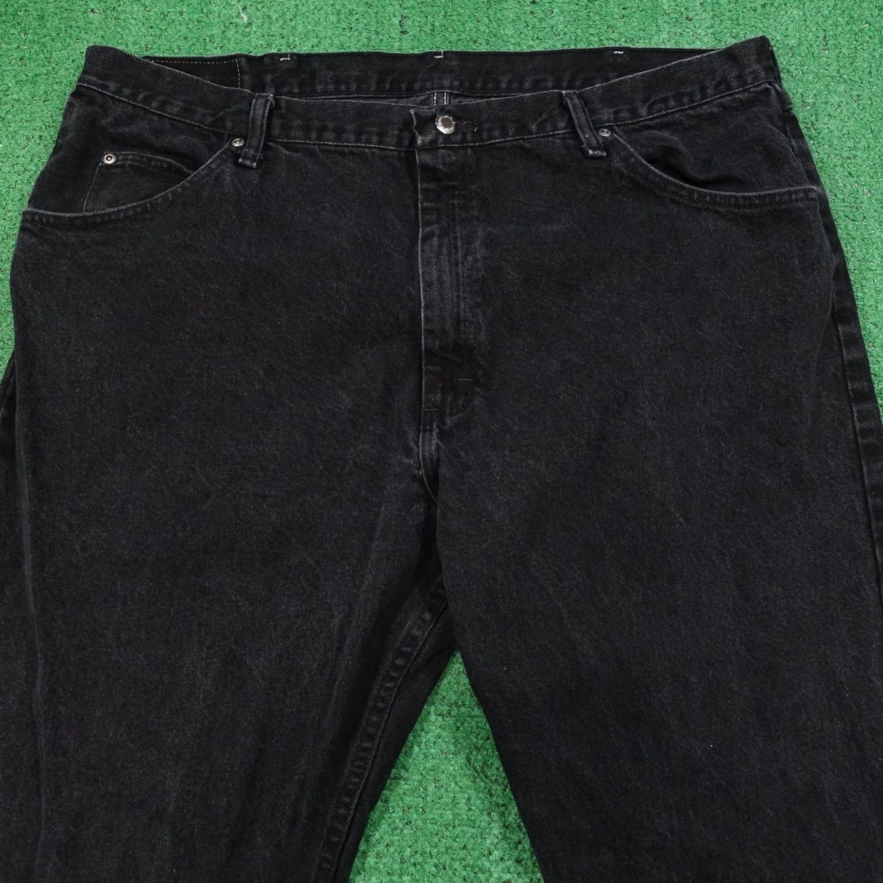Wrangler VINTAGE Wrangler Jeans Mens 40x30 Black Straight Leg Authentic 97601CB Denim Size US 40 / EU 56 - 2 Thumbnail