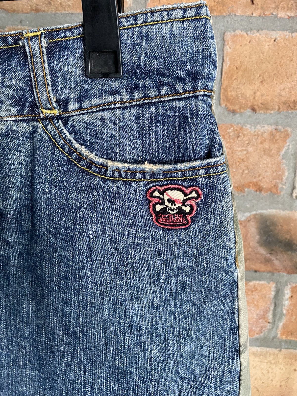 Von Dutch Von Dutch Y2K Denim Mini Skirt Size 31" - 4 Thumbnail