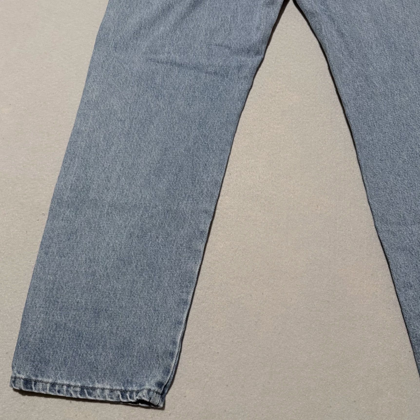 Denime Rustler Jeans Men Denim Light Wash 5-Pocket Pockets Regular Straight Zip Fly 36x30 Blue Jeans Size US 36 / EU 52 - 7 Thumbnail