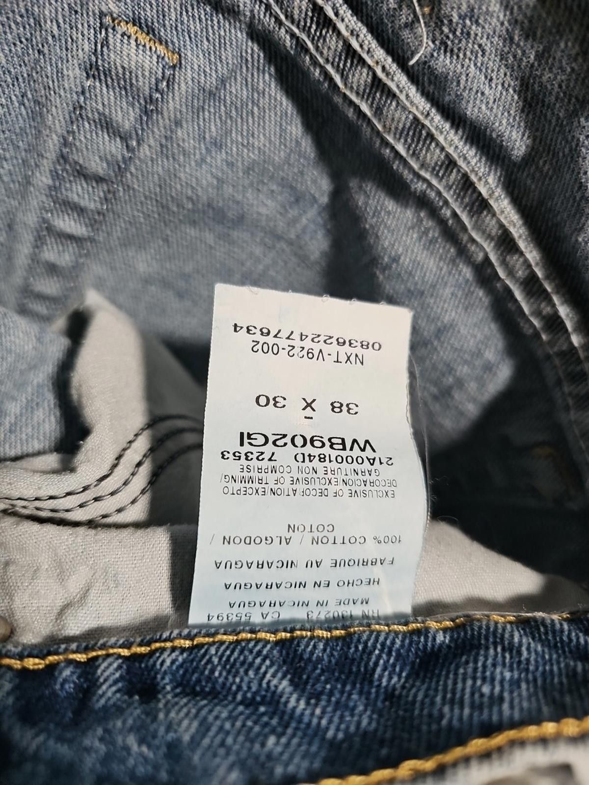 Wrangler Wrangler Blues 38x30 Straight Leg Jeans Size US 38 / EU 54 - 3 Thumbnail