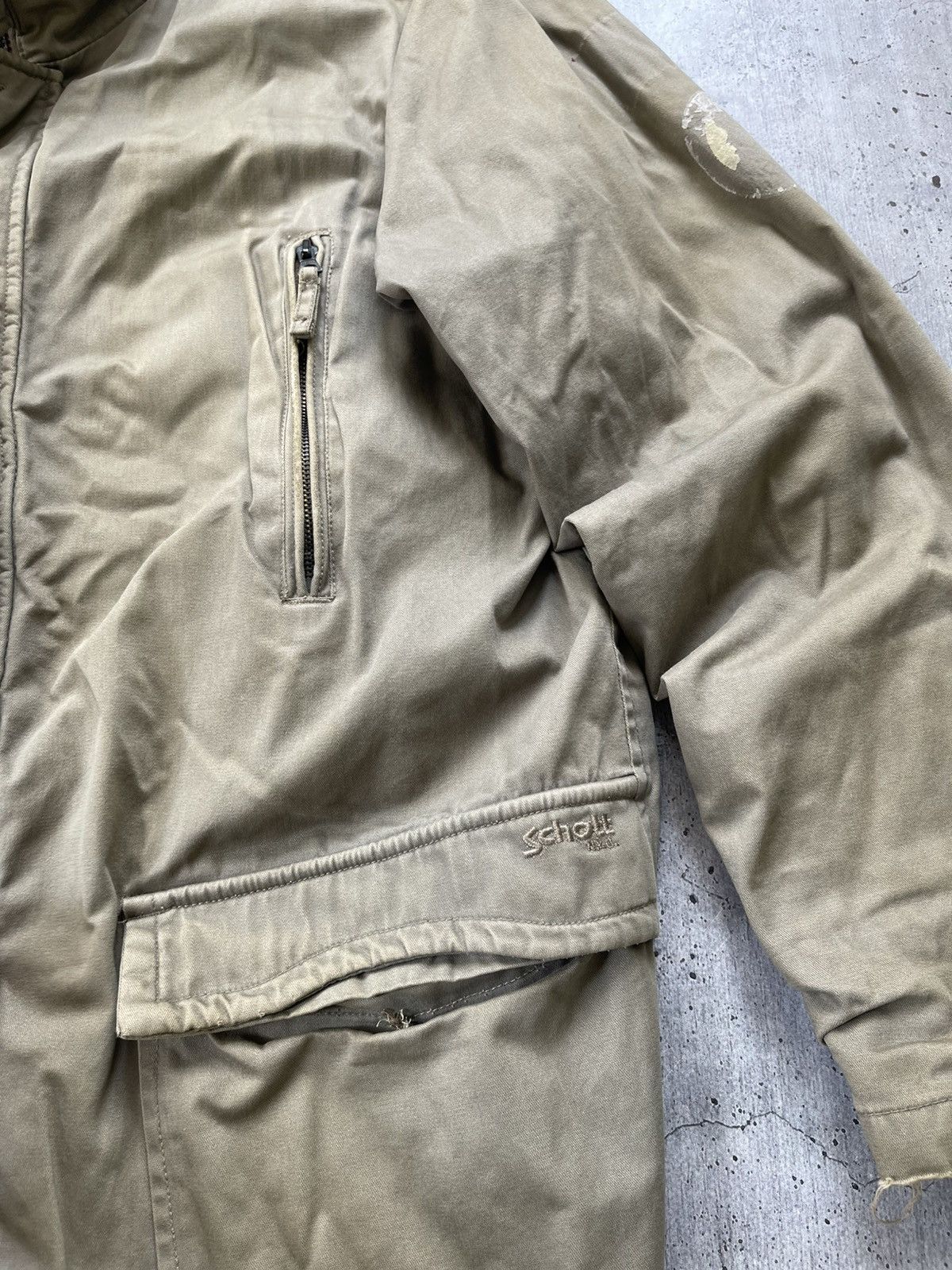 Other Vintage Schoot NYC Military USA Multi Pocket Jacket Size US XL / EU 56 / 4 - 8 Thumbnail