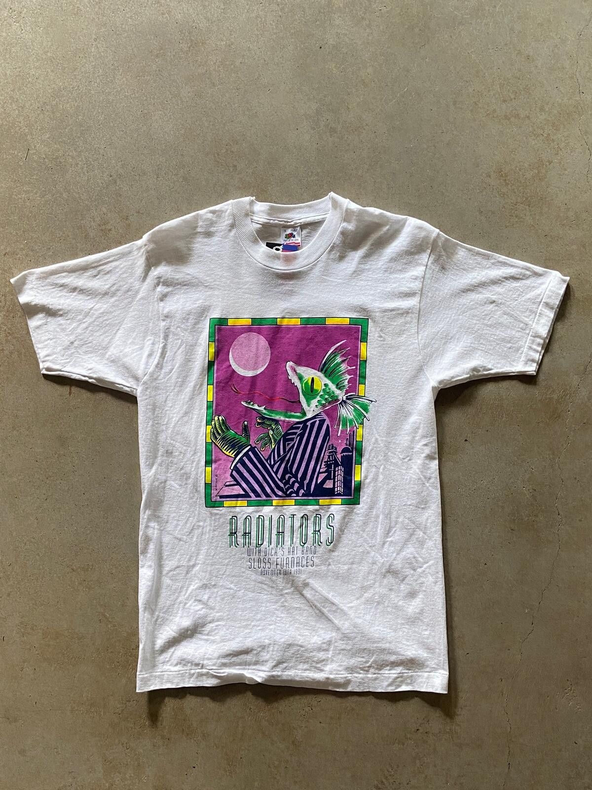Fruit Of The Loom VTG Radiators 1991 Tee Sz M Size US M / EU 48-50 / 2 - 1 Thumbnail