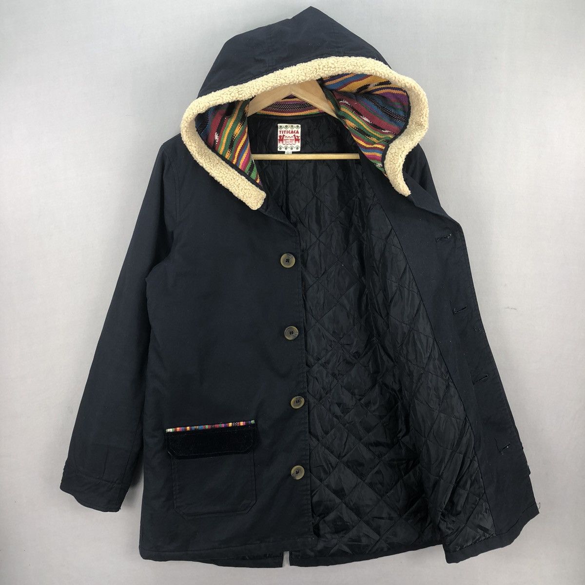 Japanese Brand Vintage Y2K Titicaca Navajo Quilted Button Up Jacket Size US M / EU 48-50 / 2 - 4 Thumbnail
