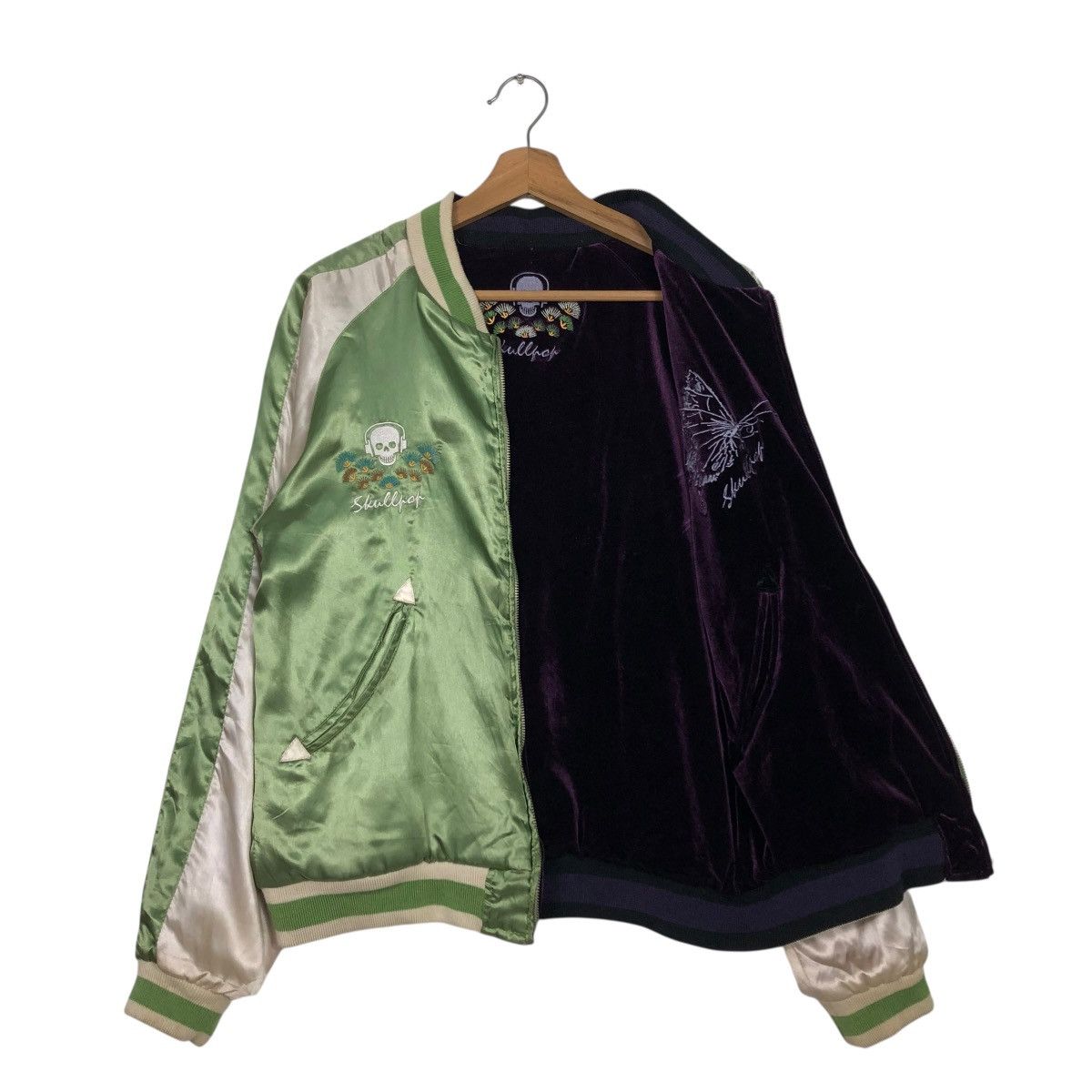 Japanese Brand 🔥VINTAGE REVERSIBLE SOUVENIER JACKET SUKAJAN TOYO ENTERPRISE Size US M / EU 48-50 / 2 - 13 Thumbnail