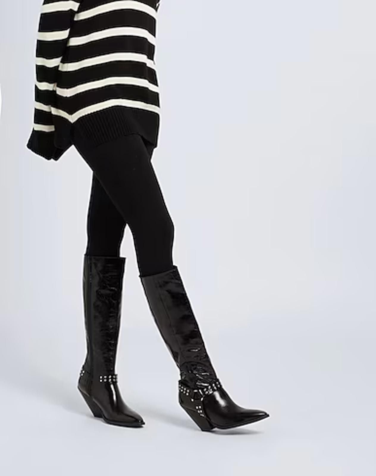 8 by YOOX 8 by YOOX Black Western boot, Sz 8, Ret.$699 Size US 8 / IT 38 - 5 Thumbnail