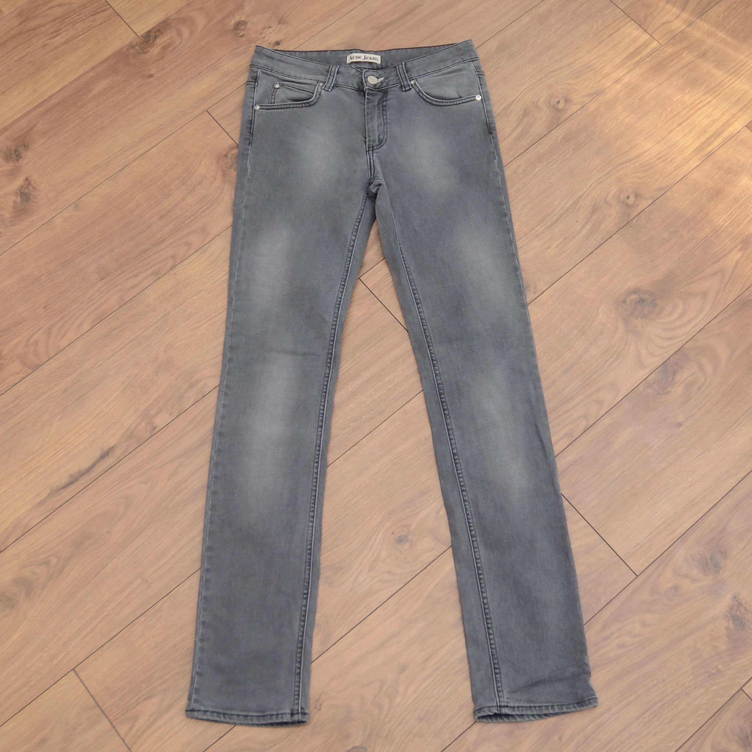 Acne Studios ACNE Studio Hex Filter Jeans Slim Fit Whiskers Faded Y2K Size 27" / US 4 / IT 40 - 8 Thumbnail