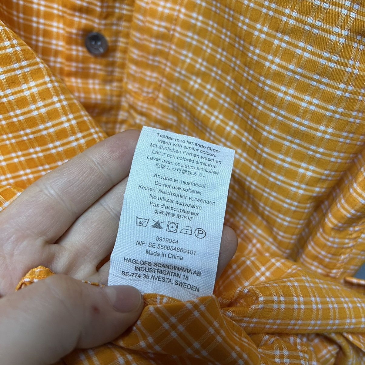 Haglofs HAGLOFS Shirt Men's Short Sleeve Button Up Plaid Spread Neck Size US M / EU 48-50 / 2 - 14 Thumbnail