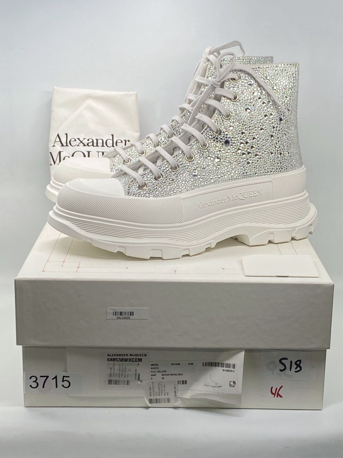 Alexander McQueen Alexander McQueen Crystal Sneakers size 46/us size 13 Size US 13 / EU 46 - 13 Thumbnail