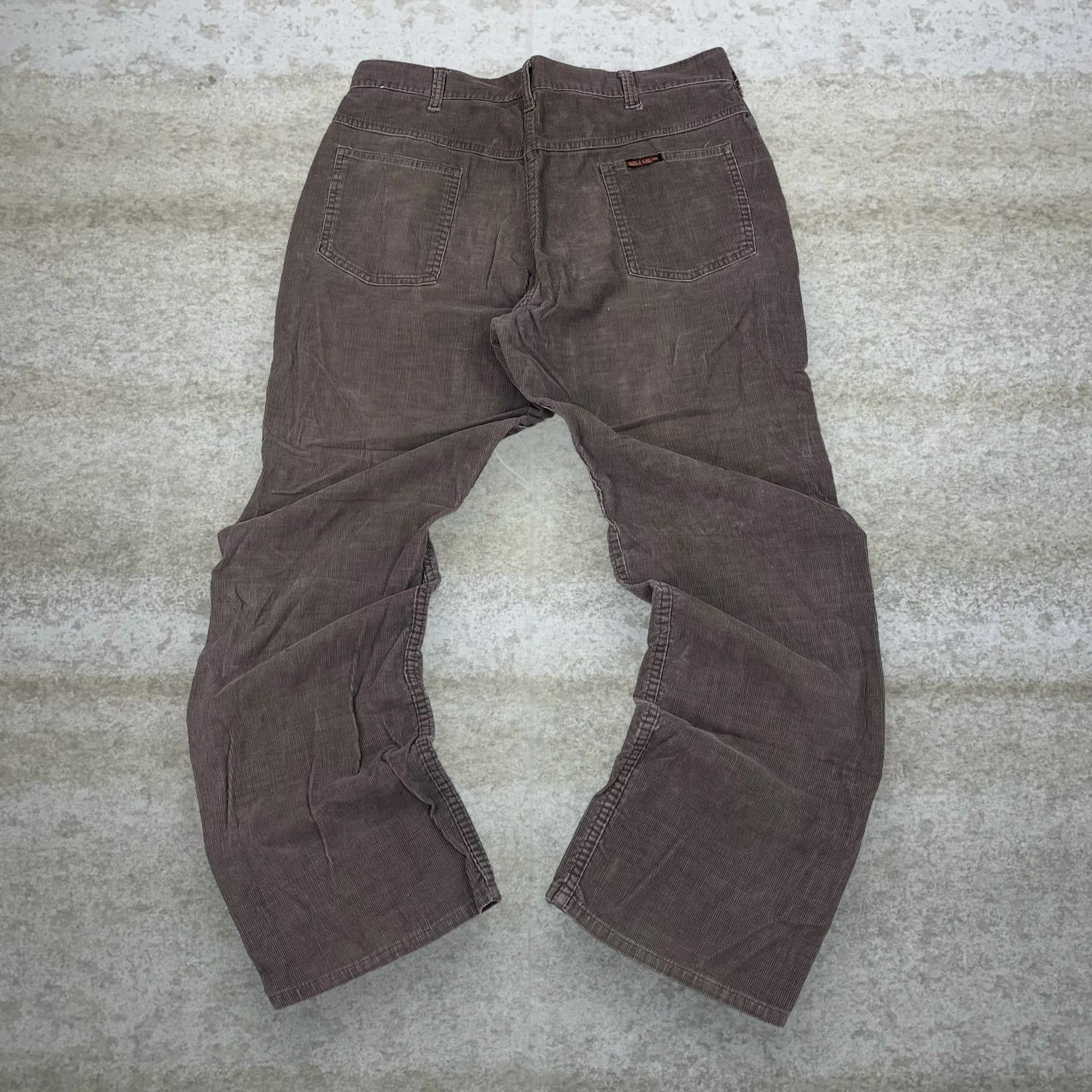Vintage Vintage 90s Corduroy Pants 38x32 Straight Chocolate Brown Size US 38 / EU 54 - 1 Thumbnail