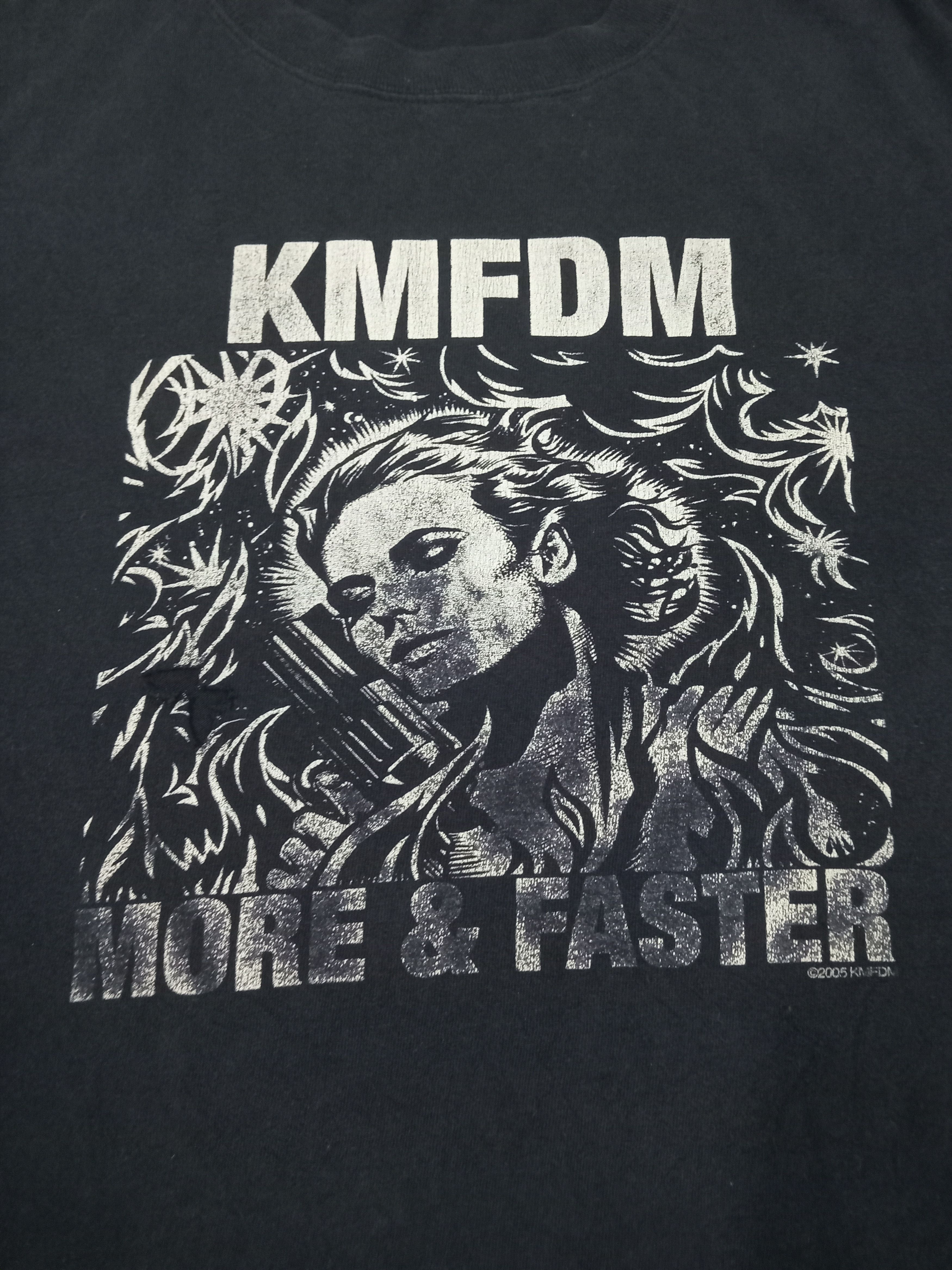Band Tees × Vintage Vintage Kmfdm Rip The System Size US XL / EU 56 / 4 - 3 Thumbnail
