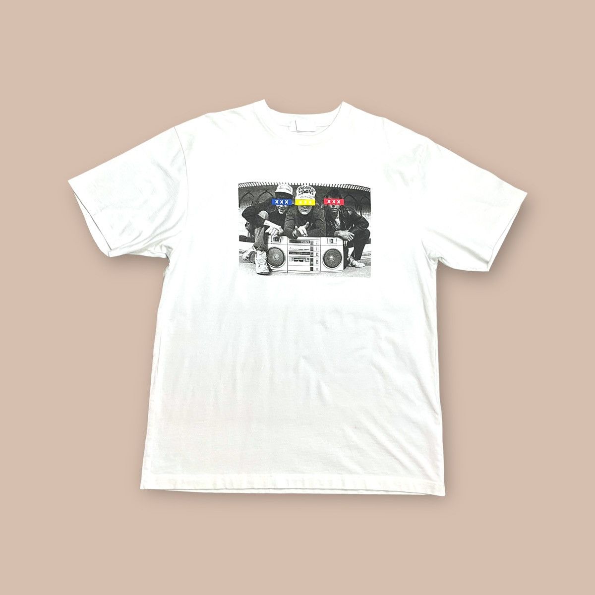 Hypebeast Beastie Boys X GOD SELECTION XXX Tee Size US L / EU 52-54 / 3 - 1 Thumbnail
