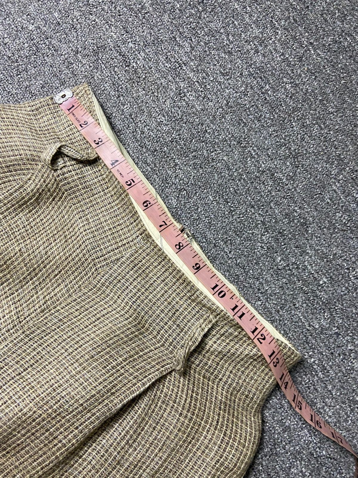 Japanese Brand FINITY Brand Linen Checkered Wide Leg Pants (169) Size 28" / US 6 / IT 42 - 8 Thumbnail