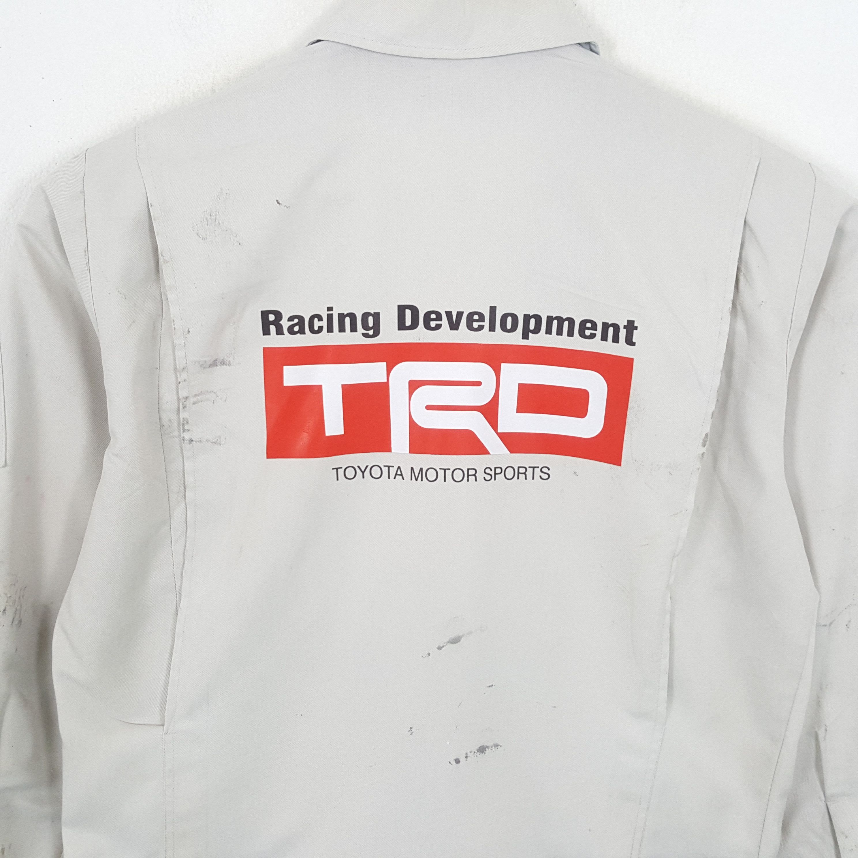 Japanese Brand × Vintage Vintage TRD TOYOTA MOTORSPOST Japanese Racing Custom Jacket Size US M / EU 48-50 / 2 - 2 Thumbnail