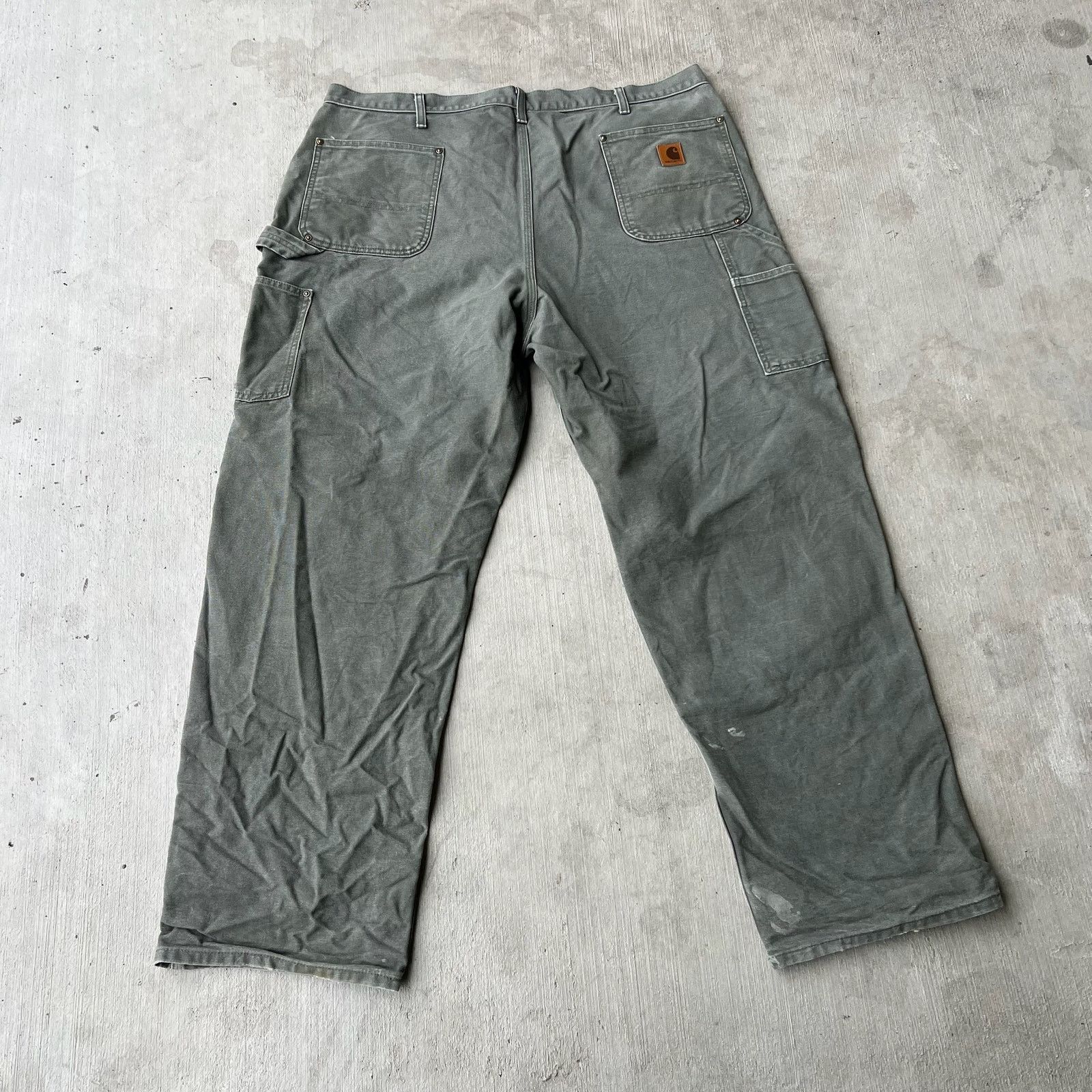 Carhartt × Vintage Carhartt MOS green double knee work wear carpenter pants Size US 41 - 7 Thumbnail