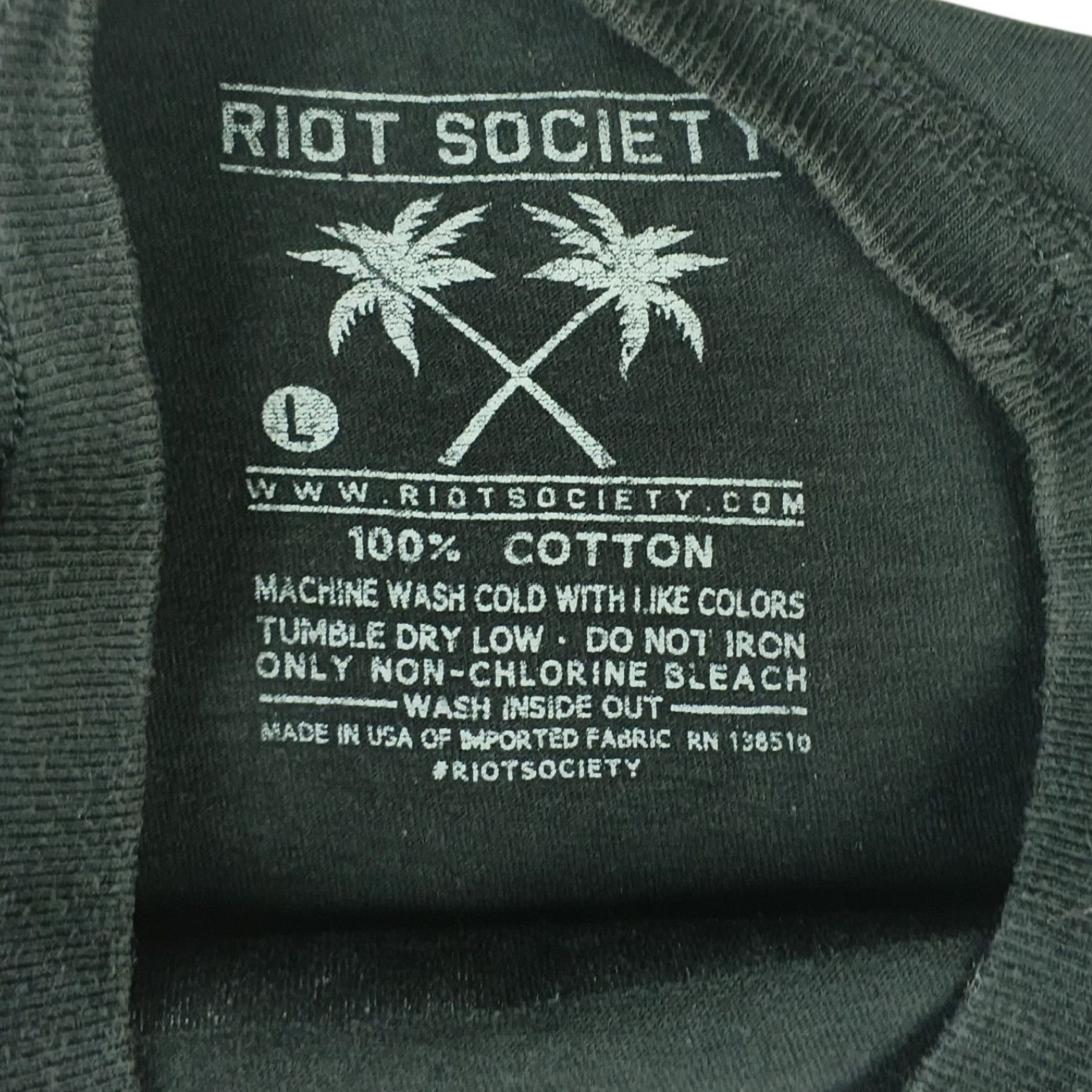 Riot Society RIOT SOCIETY Japan Kanji Soul Reaper Ghost T-Shirt Size US S / EU 44-46 / 1 - 10 Thumbnail