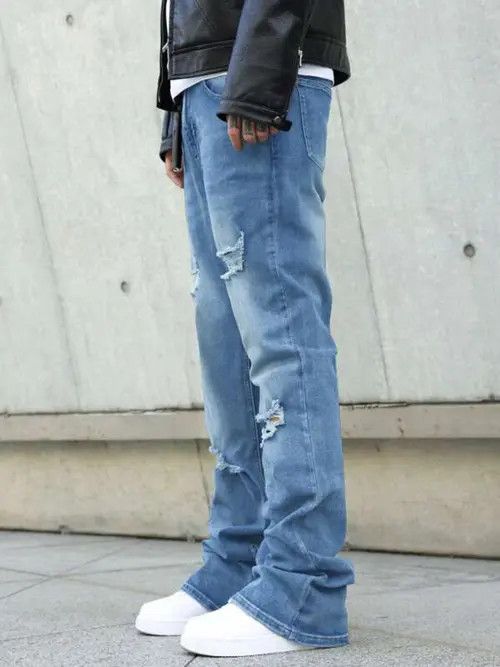 Japanese Brand Fujita x Aoshi Stacked denim jeans DRIP Size US 32 / EU 48 - 3 Thumbnail