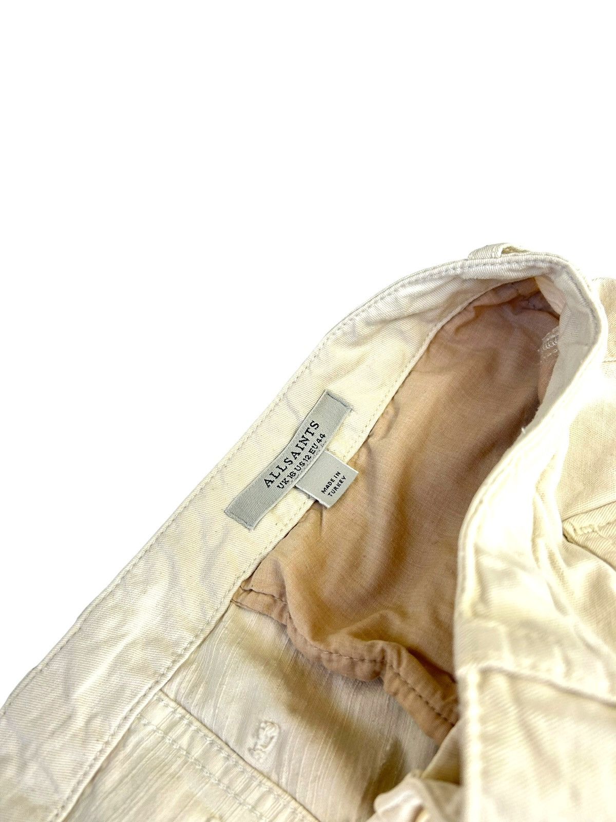 Allsaints Allsaints Beige Bondage Cargo Pants Size US 34 / EU 50 - 3 Thumbnail
