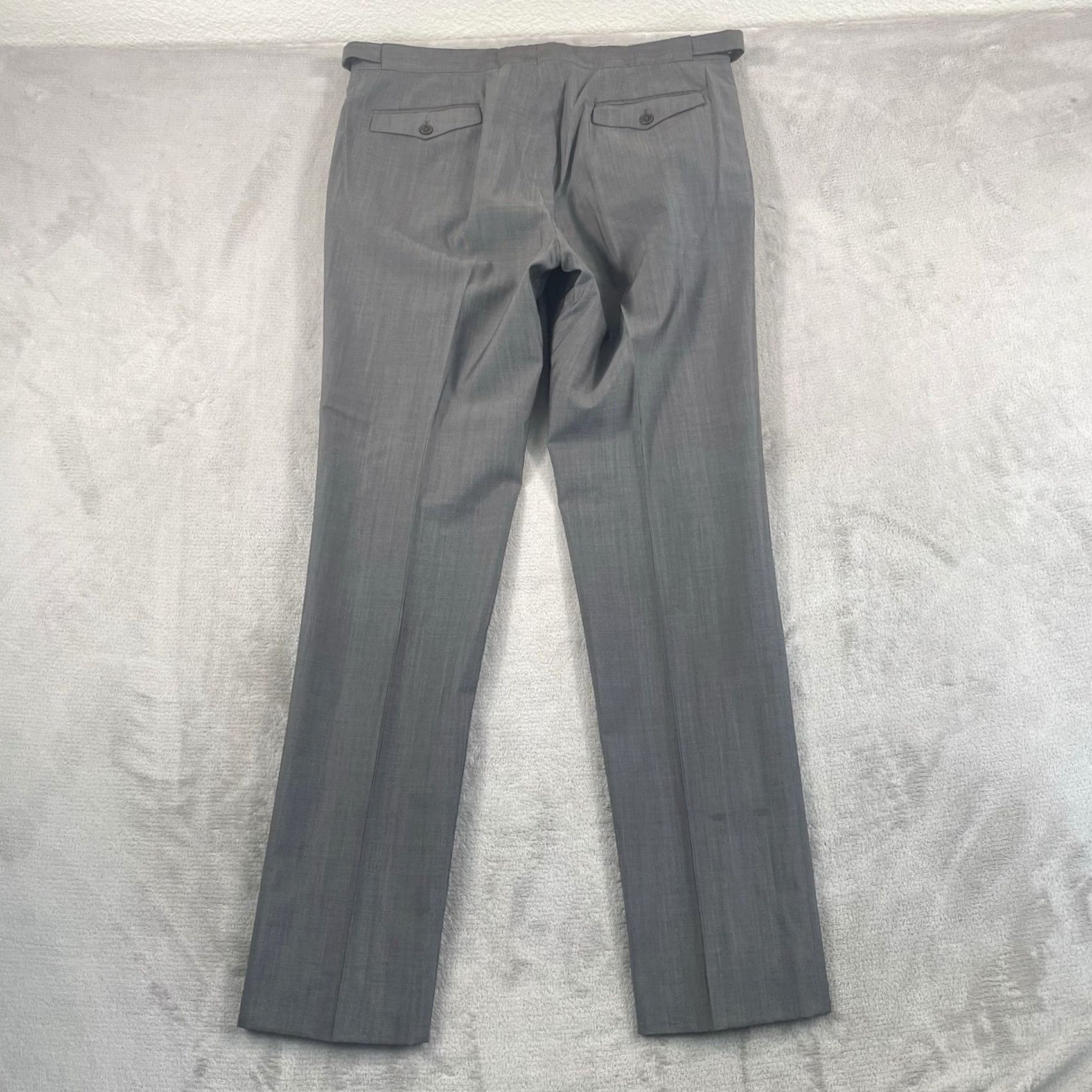 John Varvatos John Varvatos Collection Trouser Pants 36x34 Grey Wool Silk Side Tabs Dress Pants Regular Mens Straight Front Modern Formal Dressy"} Size US 36 / EU 52 - 6 Thumbnail