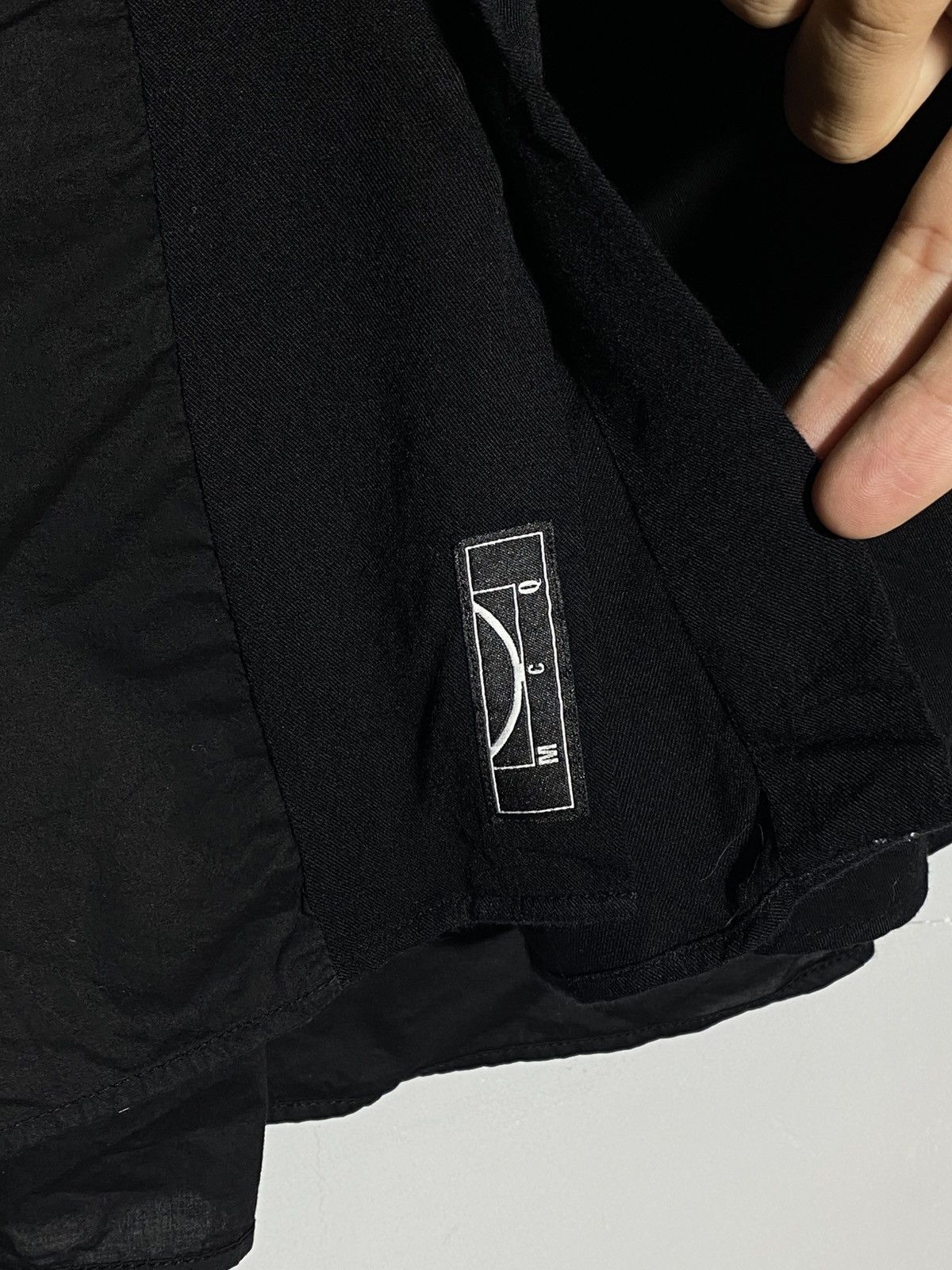 McQ Alexander McQueen MCQ Alexander McQueen Black Colorblock Avant Garde Shirt Size US L / EU 52-54 / 3 - 16 Thumbnail