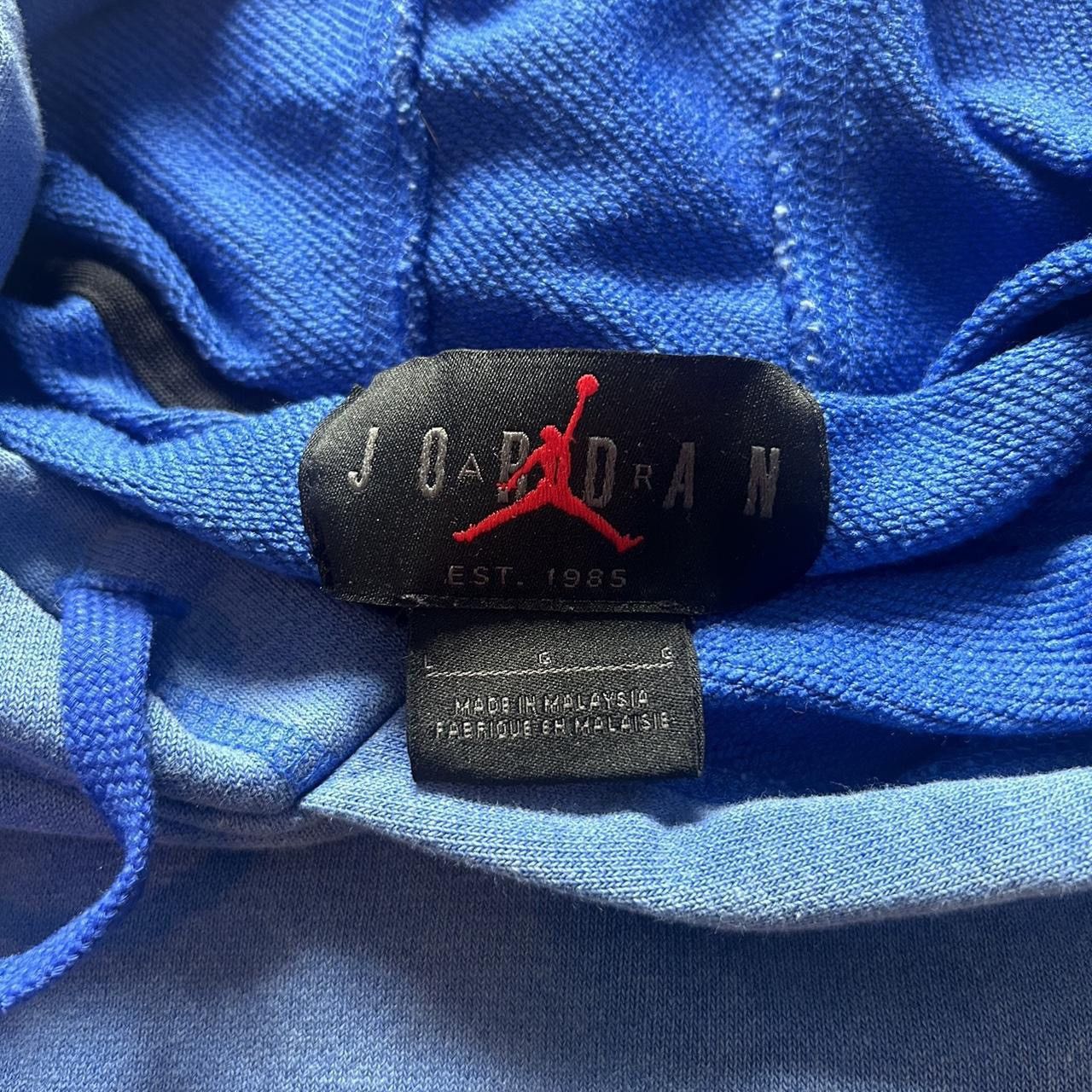 Jordan Brand Jordan Brand Center Jumpman Hyper Royal Blue Dri-Fit Hoodie Size US L / EU 52-54 / 3 - 3 Thumbnail