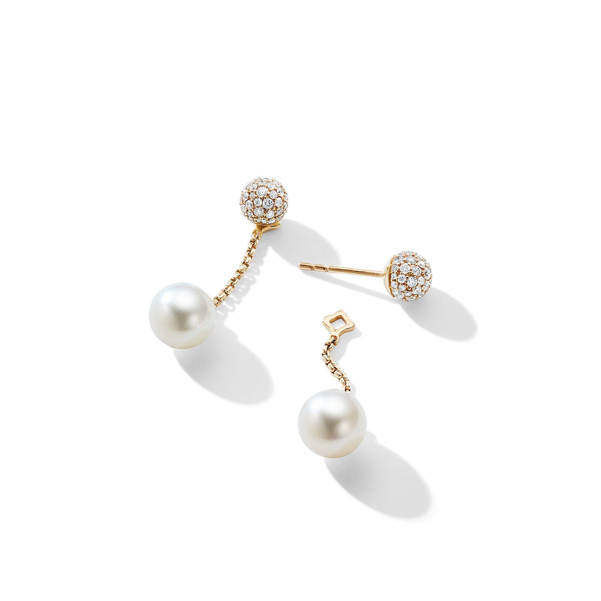 David Yurman o1w1db10525 E14878D Earrings in 18K Gold with Diamond Size ONE SIZE - 2 Thumbnail