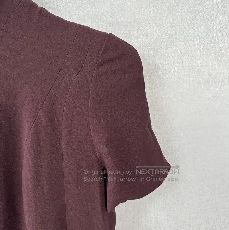 Dior Dior Short Sleeve Pleated Dress in Brown . Size S / US 4 / IT 40 - 3 Thumbnail