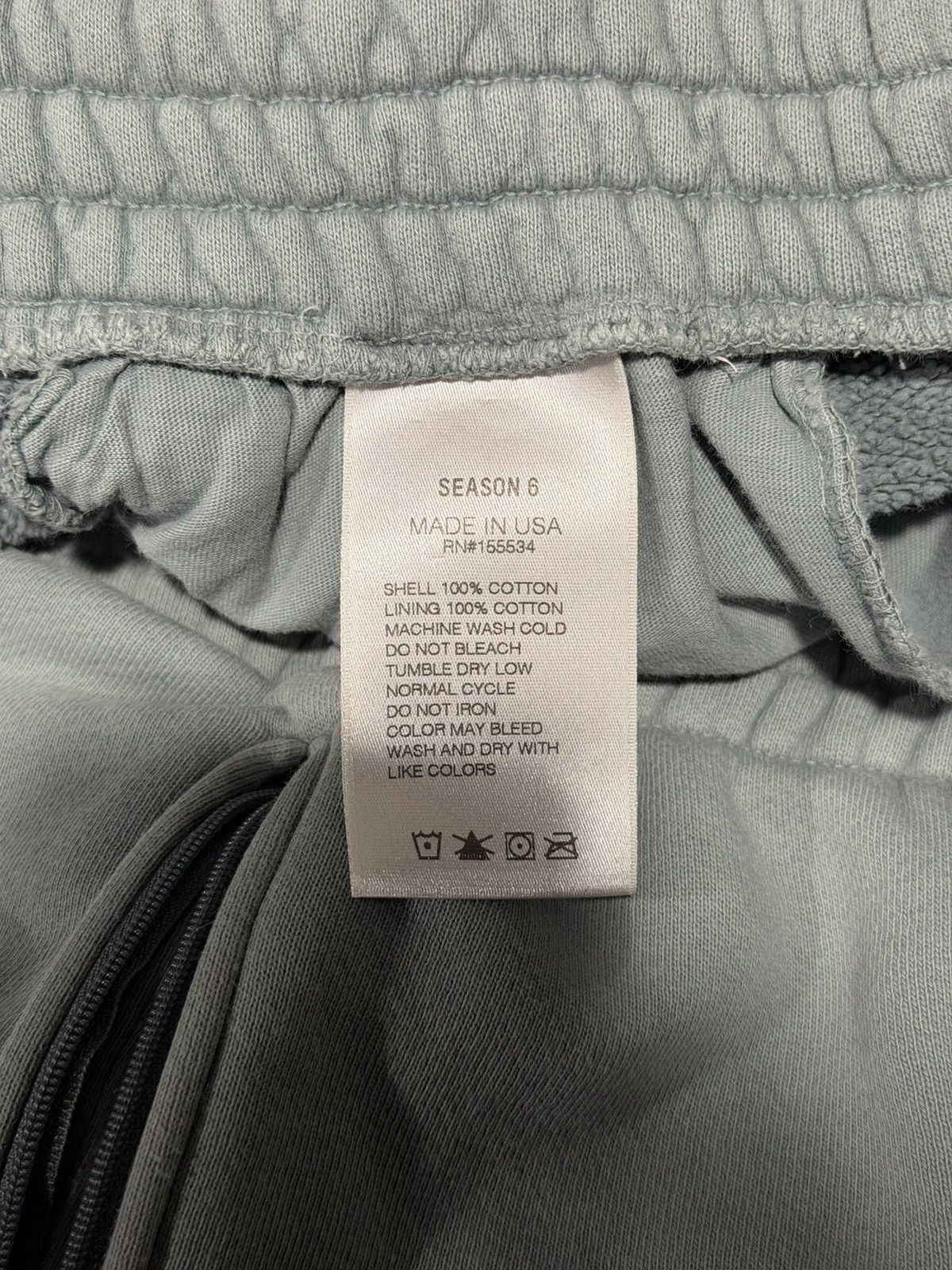 Yeezy Yeezy Season 6 Kanye West Ye Light Blue Sweatpants S Size US 35 - 8 Thumbnail