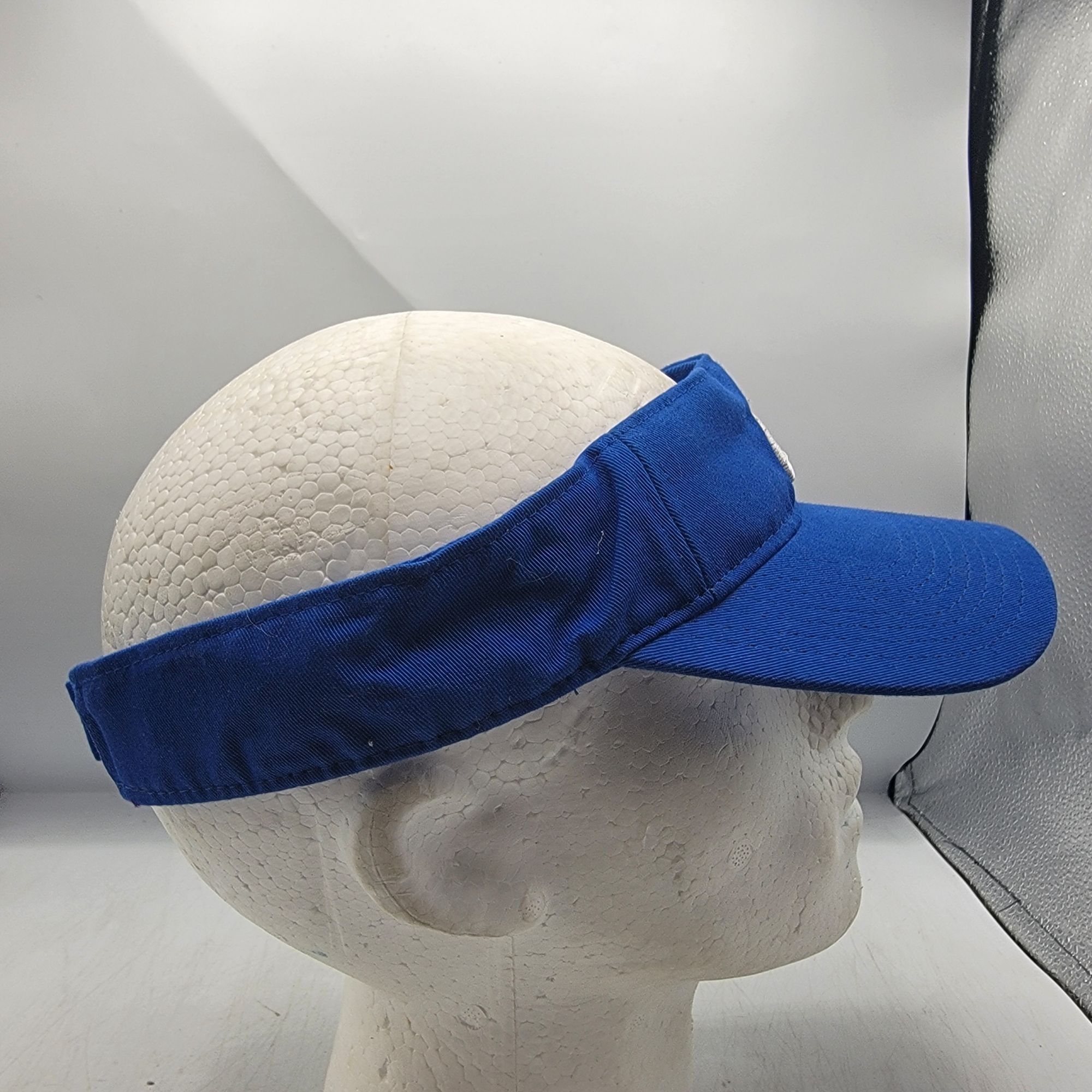 Asics Asics Adults Blue Visor Hat One Size Fits Most Golf Adjustab Size ONE SIZE - 4 Thumbnail