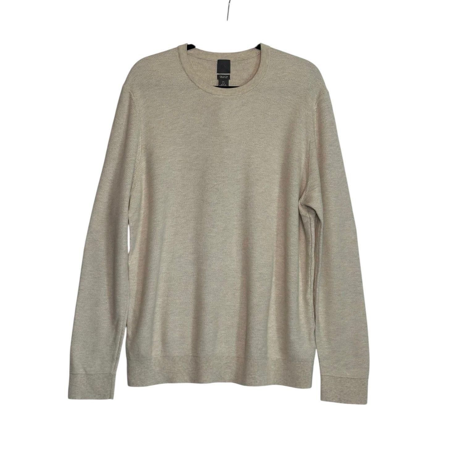 H&M H&M beige long sleeves crew neck sweater size large Size US M / EU 48-50 / 2 - 1 Thumbnail
