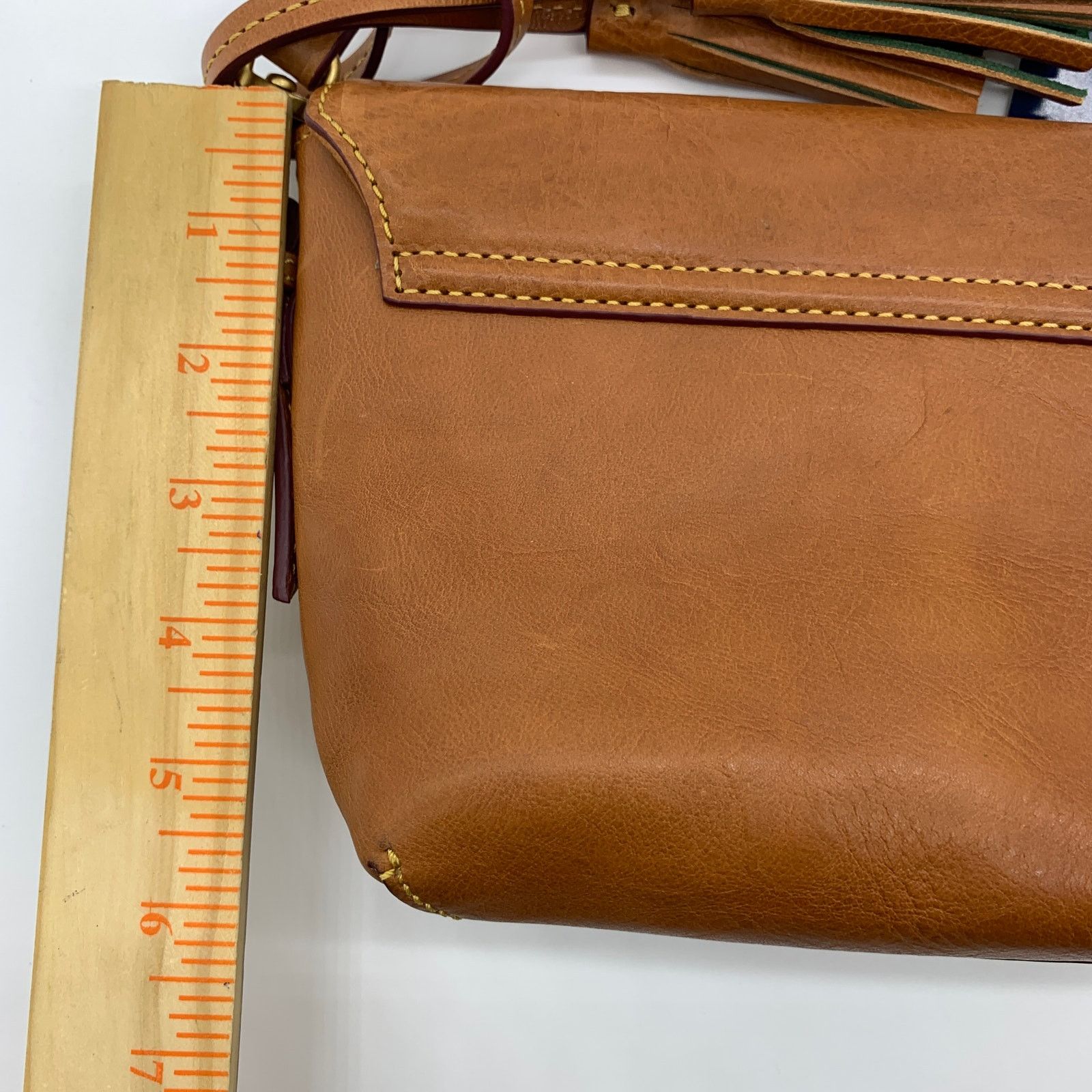 Dooney & Bourke Dooney & Bourke Saddle Crossbody Bag Florentine Leather Size ONE SIZE - 9 Thumbnail