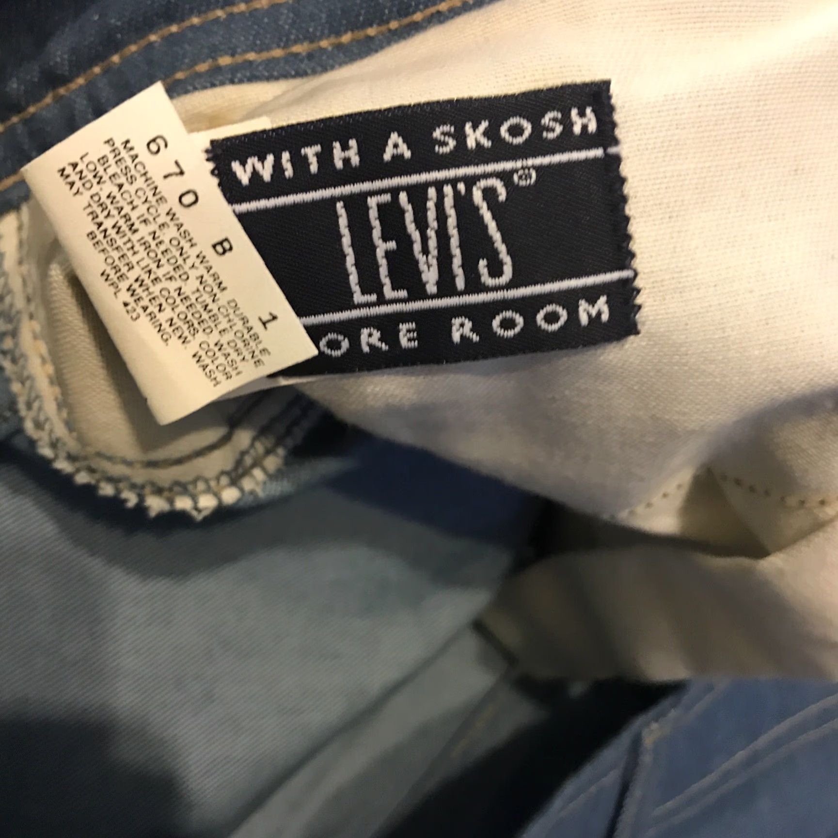 Levi's VINTAGE Levi's 43415 4514 Men's Straight Blue Jeans 33x30 80s Regular Blue Mens Jeans 80s Size US 33 - 5 Thumbnail