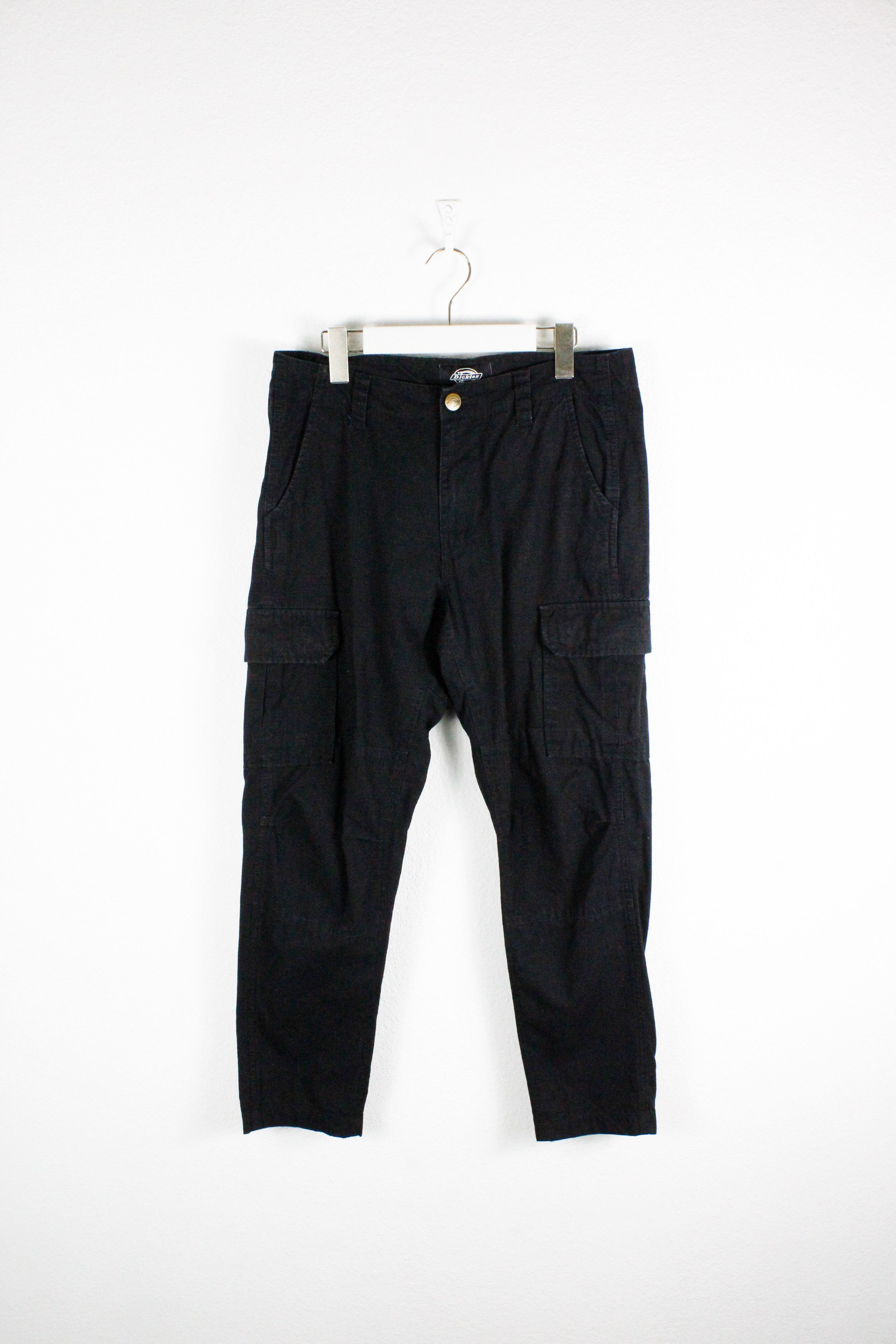 Dickies × Vintage Dickies Logo Black Cargo Pants W31 L32 Size US 31 - 1 Thumbnail