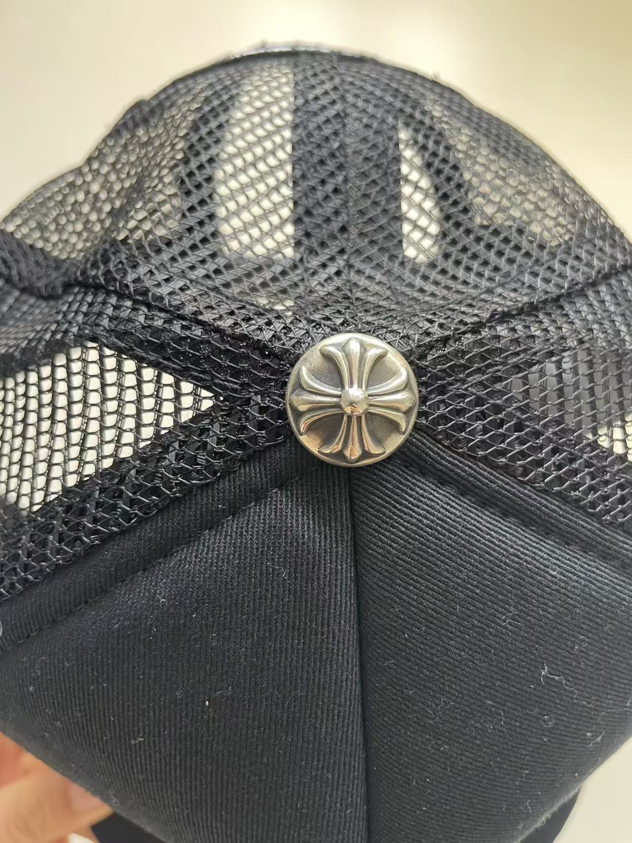 Chrome Hearts Chrome Hearts Camouflage Cross Leather Patch Baseball Cap Size ONE SIZE - 6 Thumbnail