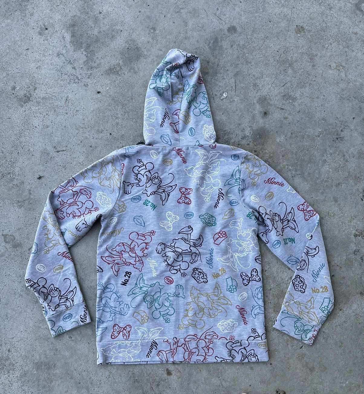 Disney × Mickey Mouse Minnie mouse fullprinted zipper hoodie Size L / US 10 / IT 46 - 3 Thumbnail
