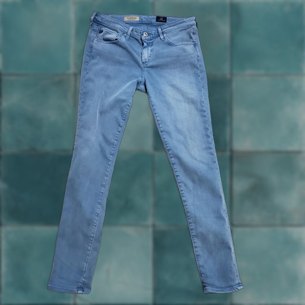 Vintage AG Adriano Goldschmied Womens Jeans 28R Blue The Legging Ankle Super Skinny Size 28" / US 6 / IT 42 - 1 Thumbnail