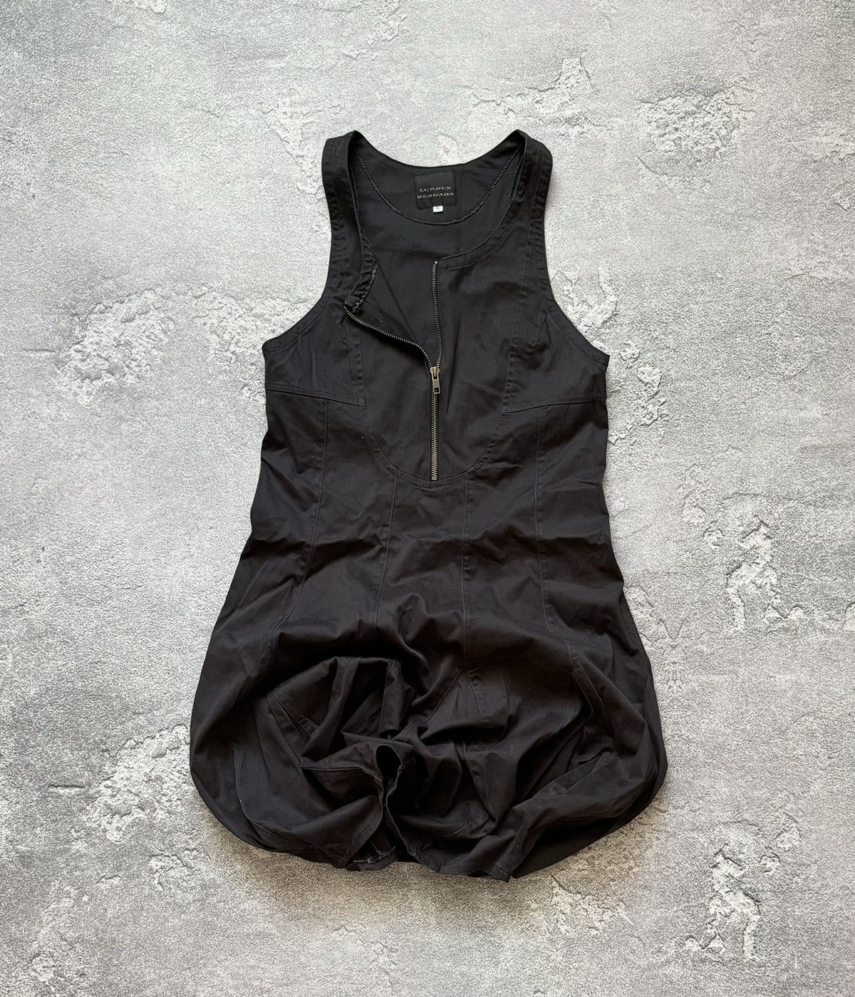 Vintage Lurdes bergada S Avantgarde dress sleeveless relaxed bondage Size S / US 4 / IT 40 - 5 Thumbnail