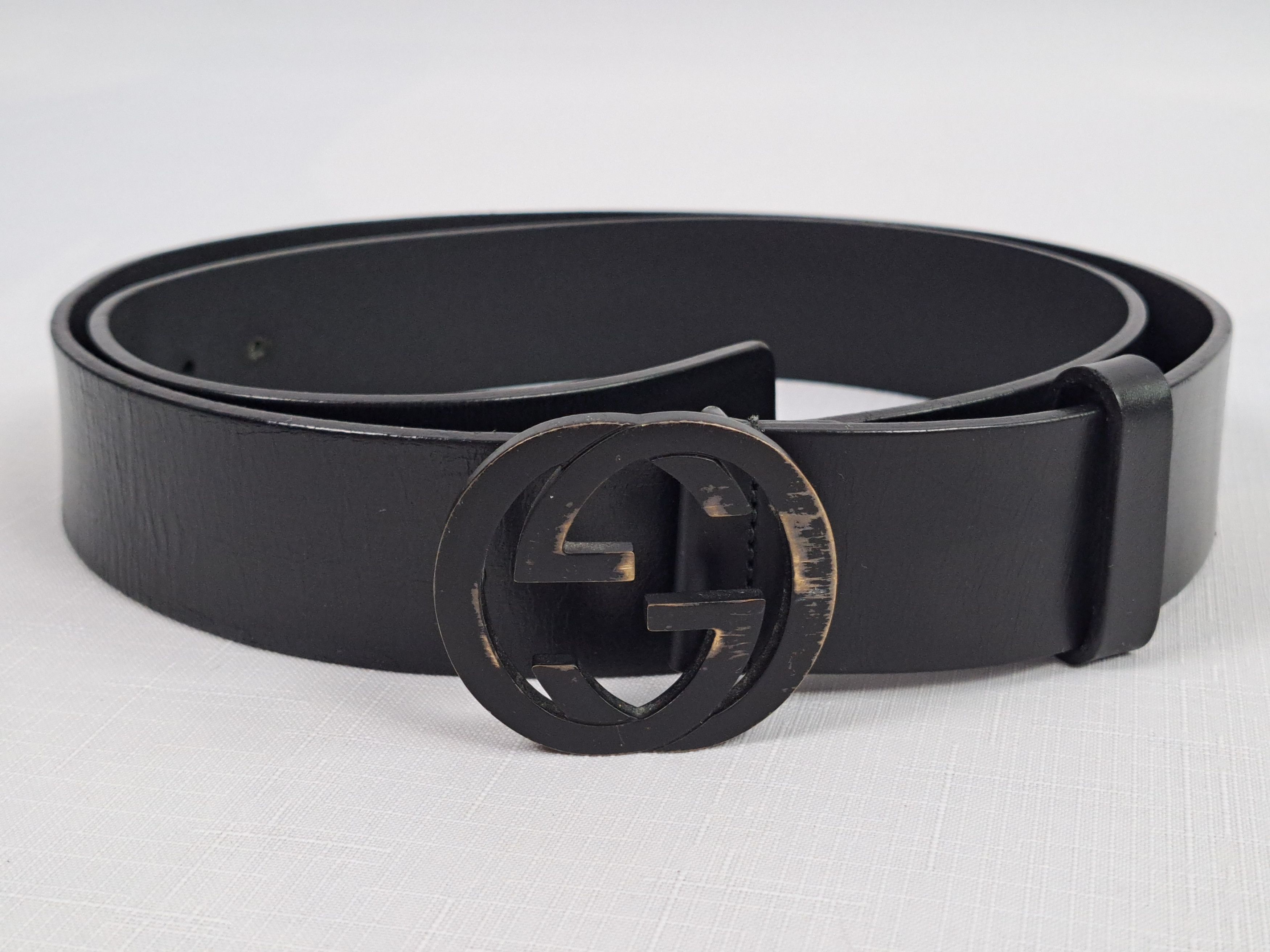 Matte Black Gucci Belt GUCCI MEN main image 2