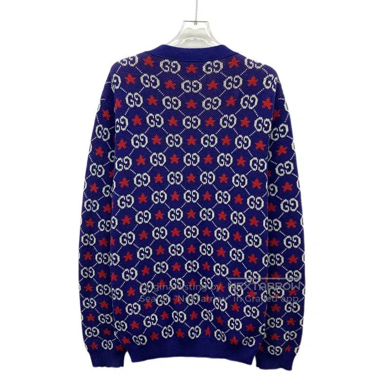 Gucci Gucci Colour block five-pointed star logo jacquard full pr Size US L / EU 52-54 / 3 - 2 Thumbnail
