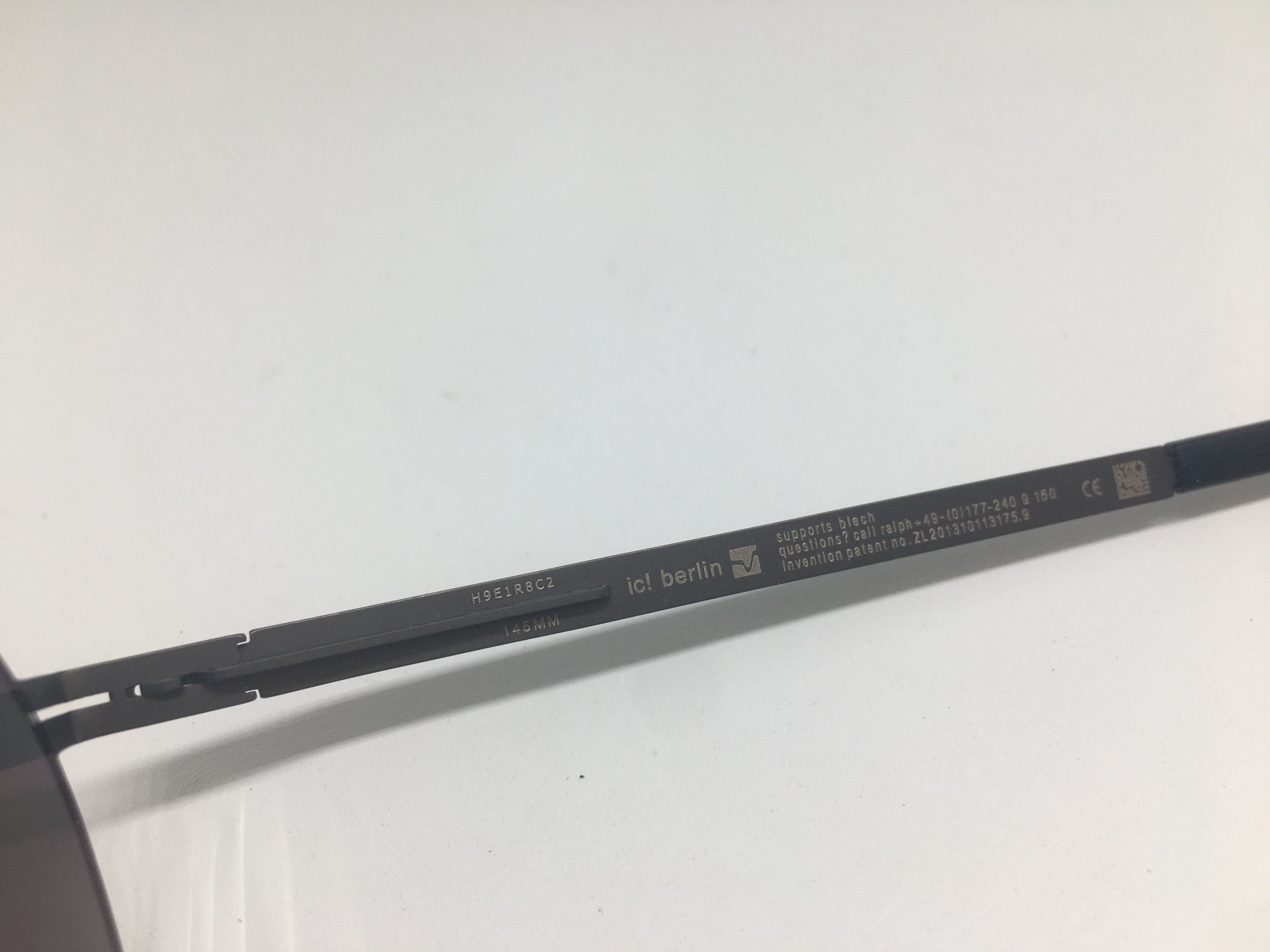 Ic! Berlin Ic! Berlin Pampeo Grey Silver Sunglasses Frame Size ONE SIZE - 4 Thumbnail