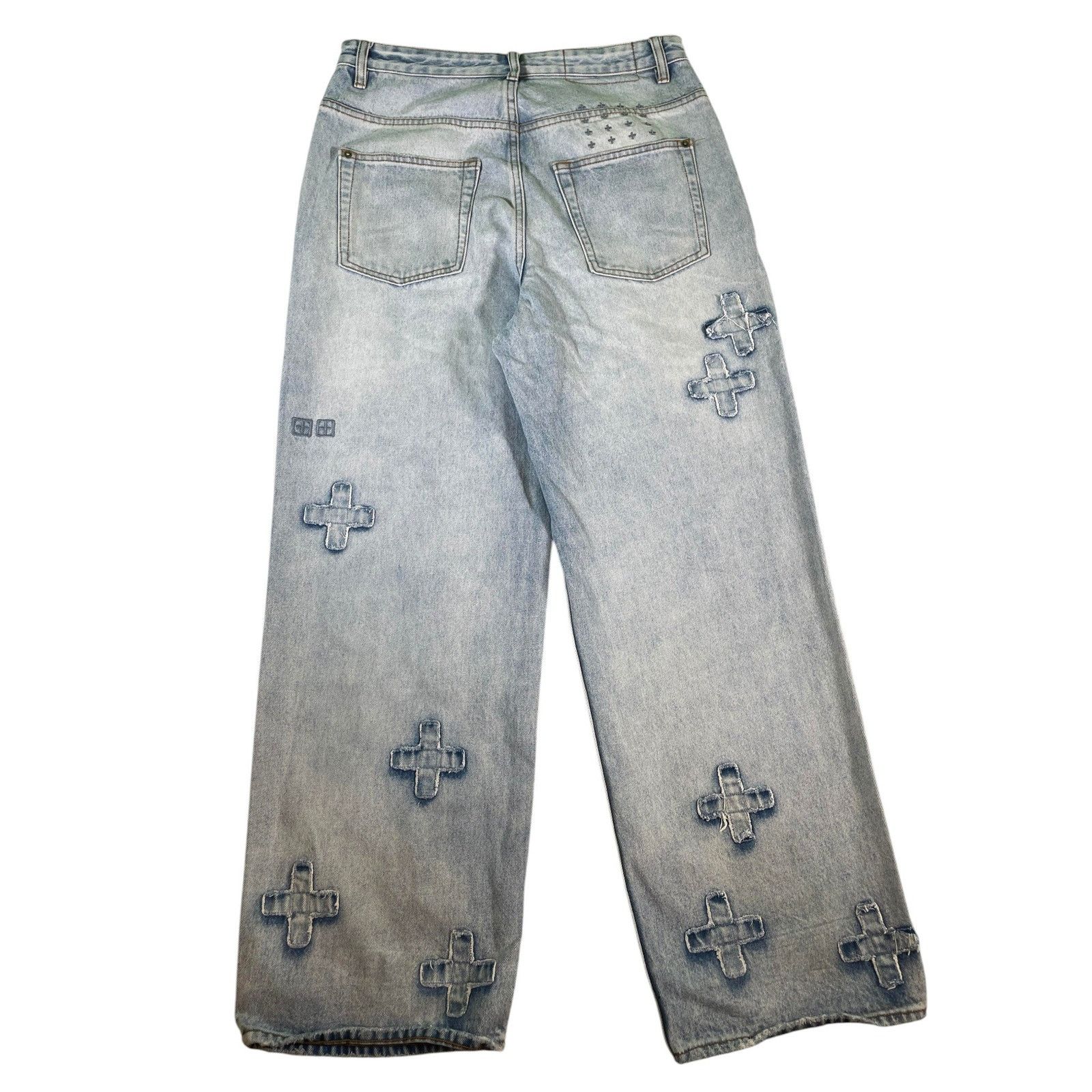 Ksubi Ksubi Plus Logo Light Wash Jeans Size US 32 / EU 48 - 2 Thumbnail
