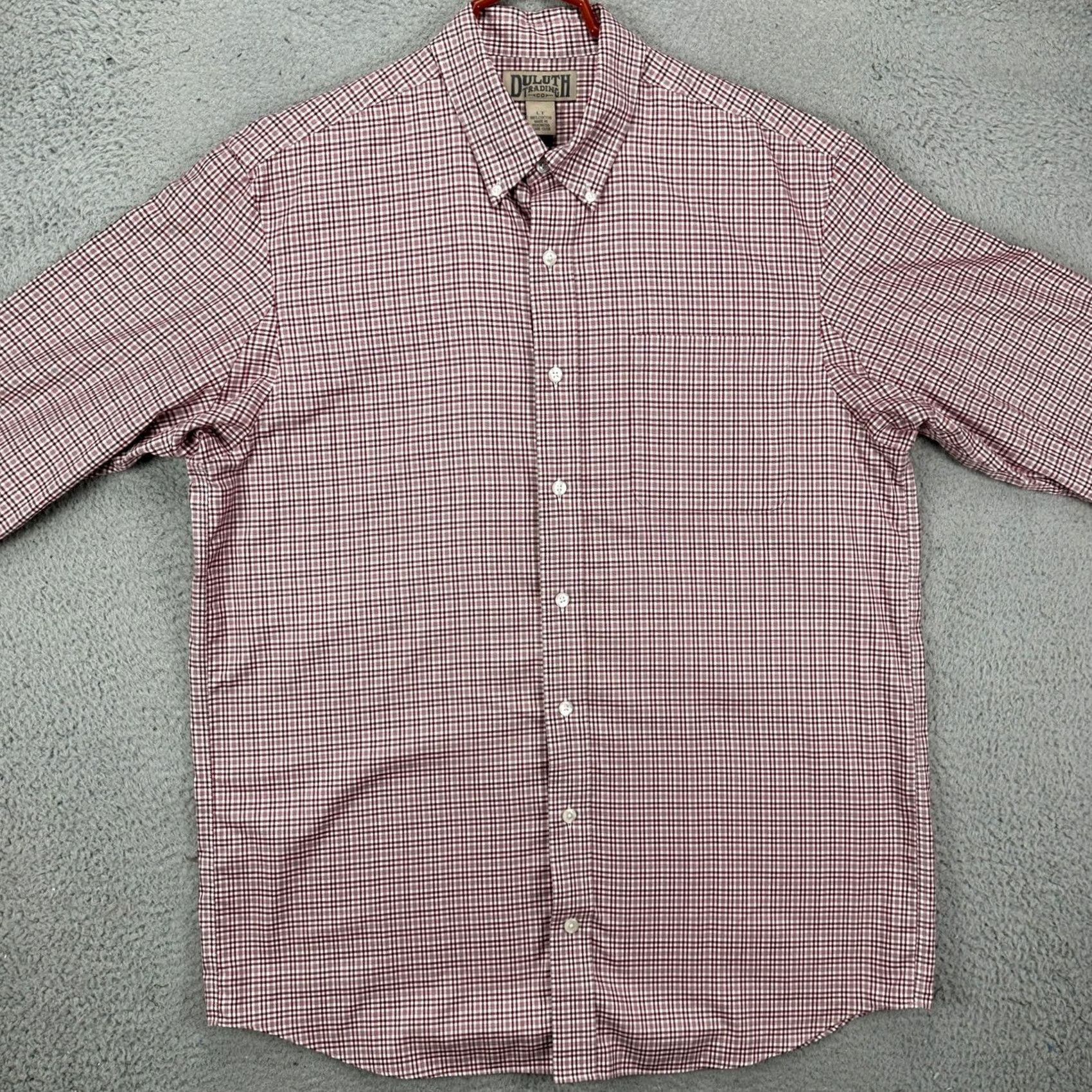 Duluth Trading Company Duluth Trading Co Shirt Button Down Mens Large Tall Red Plaid Long Sleeve Pocket Size US L / EU 52-54 / 3 - 3 Thumbnail