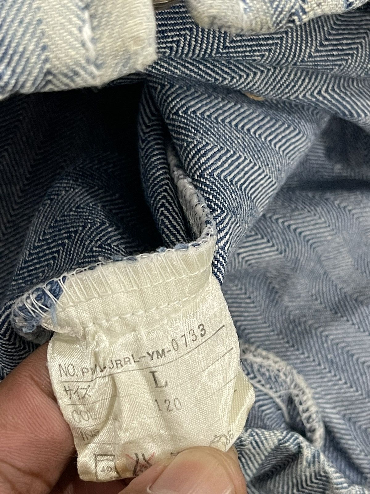 Polo Ralph Lauren Vintage Polo Ralph Lauren Distressed Zipper Jacket Size US L / EU 52-54 / 3 - 19 Thumbnail