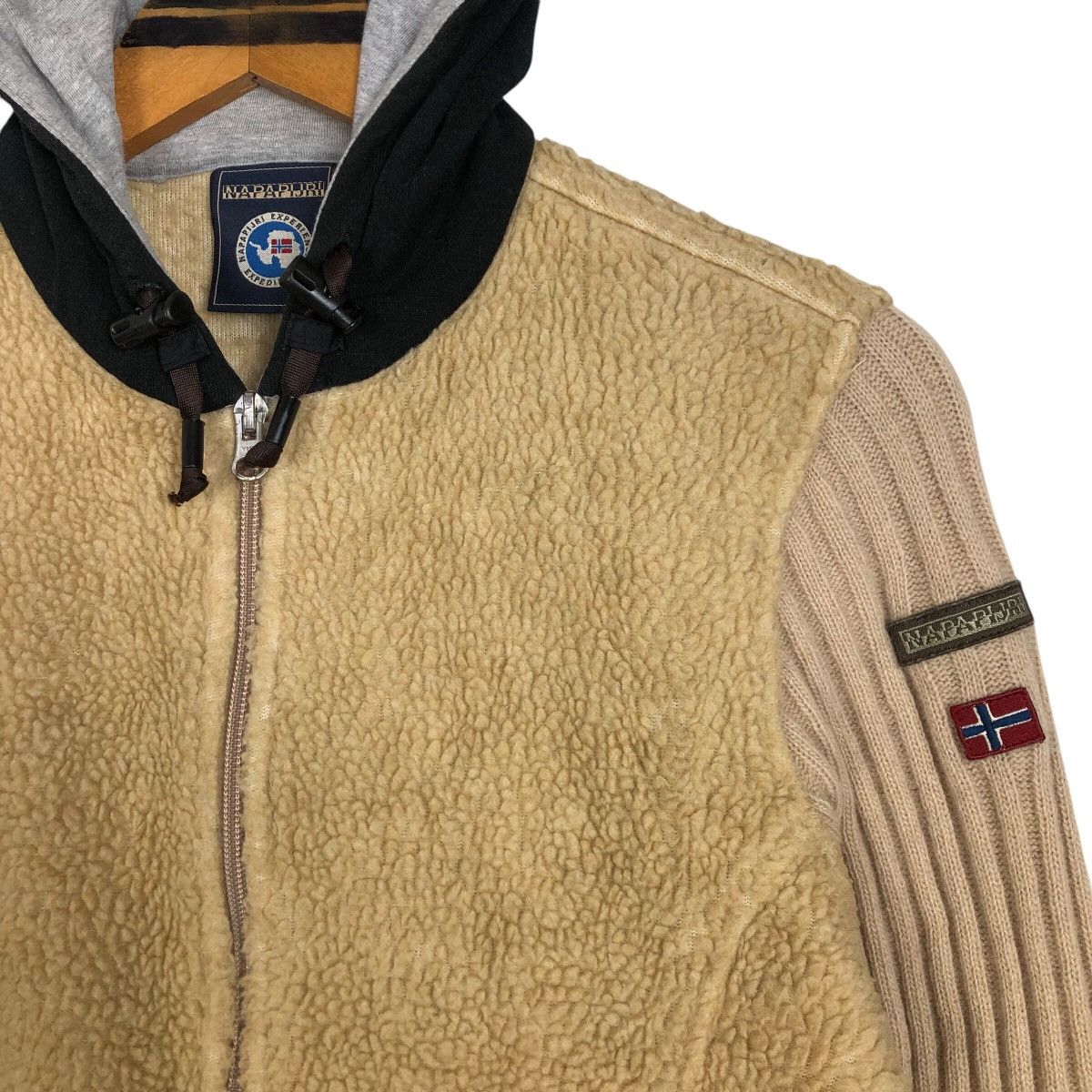 Napapijri Napapijri Hooded Fleece Sweater Zip Up Sweatshirt Size S / US 4 / IT 40 - 6 Thumbnail