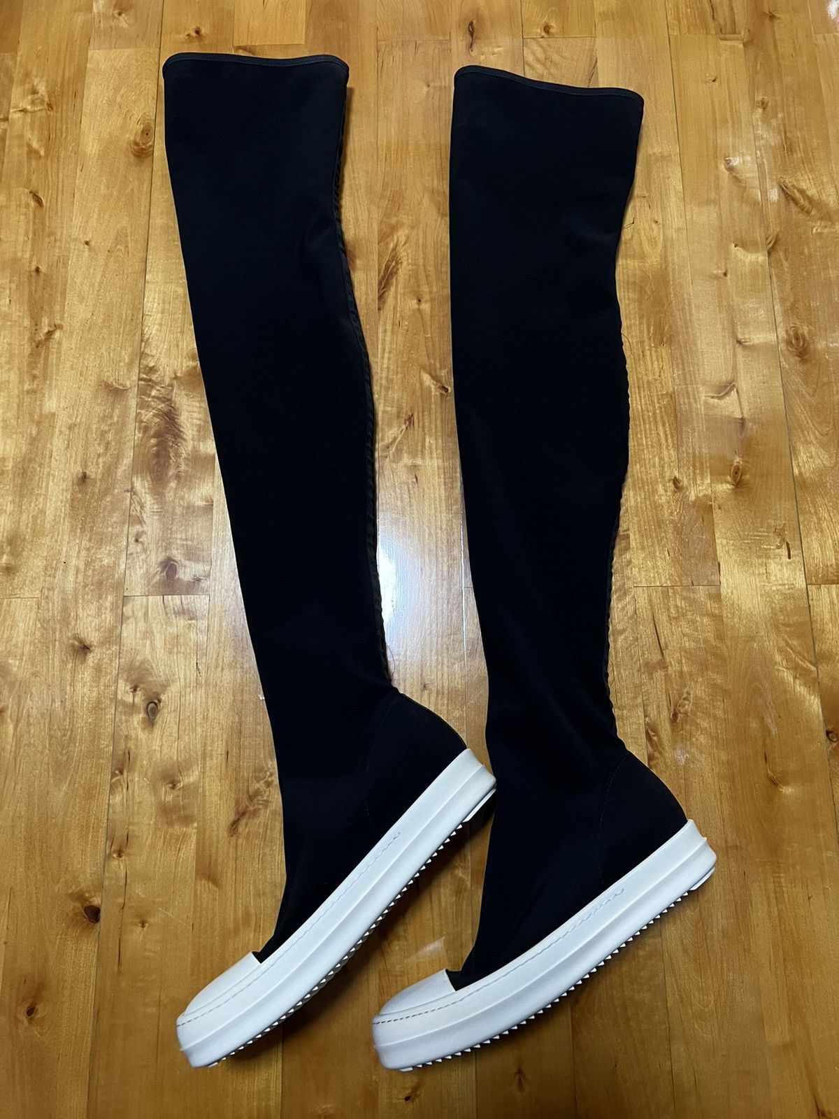 Rick Owens Drkshdw Rick owens ramones thigh high sock sz 36.5 Size US 6.5 / IT 36.5 - 3 Thumbnail