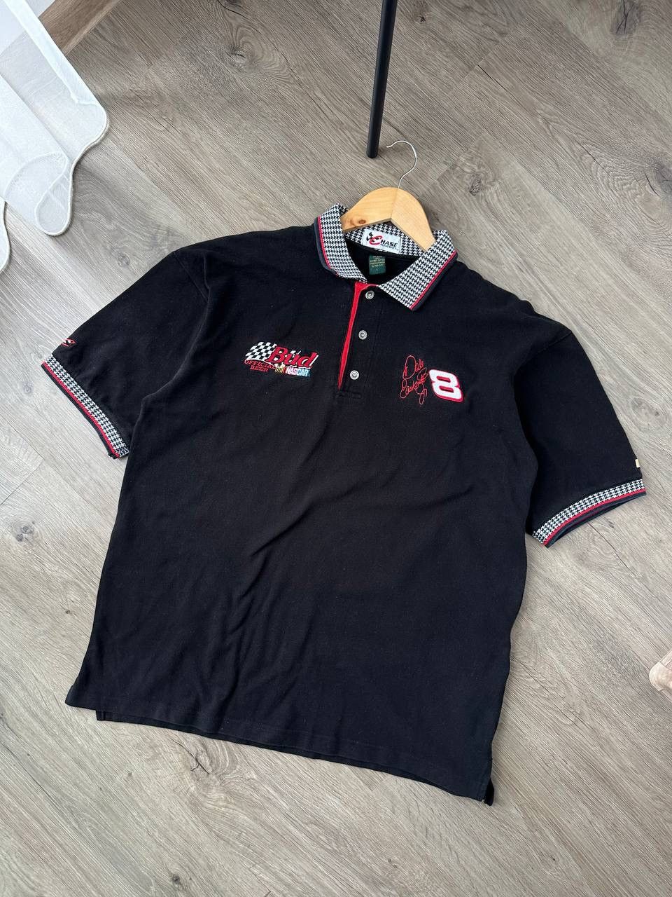 Vintage Vintage Racing NASCAR’s Bud Polo T-Shirt Size US L / EU 52-54 / 3 - 3 Thumbnail
