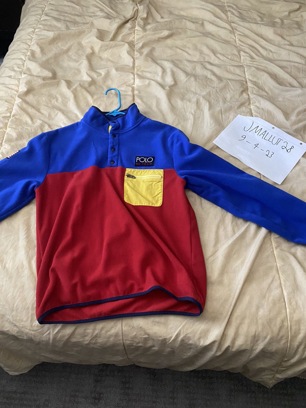 POLO Hi Tech vintage turtleneck quarter buttoned