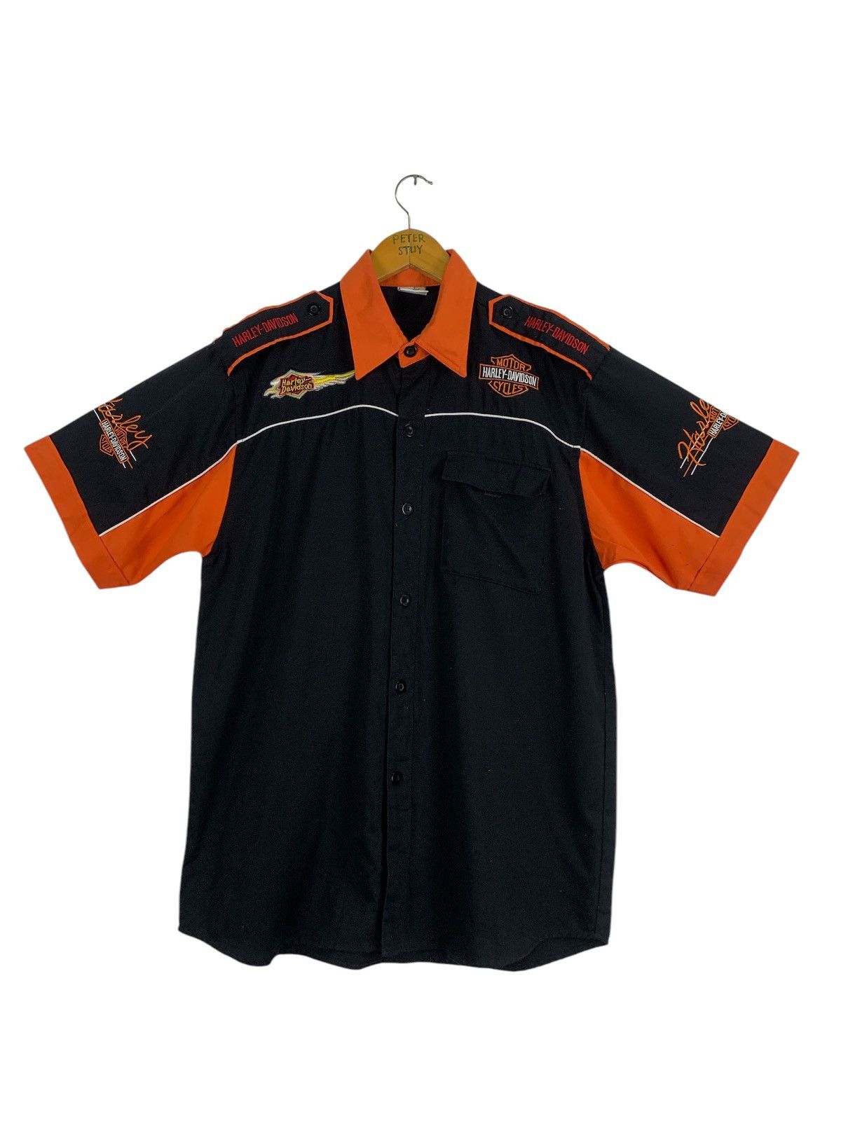Harley Davidson Harley Davidson Button Ups Shirt Size US L / EU 52-54 / 3 - 2 Thumbnail