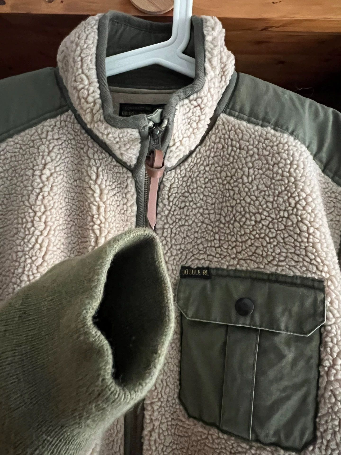 RRL Ralph Lauren RRL Double RL Talon Zip Thick Polarfleece Jacket M Size US M / EU 48-50 / 2 - 4 Thumbnail